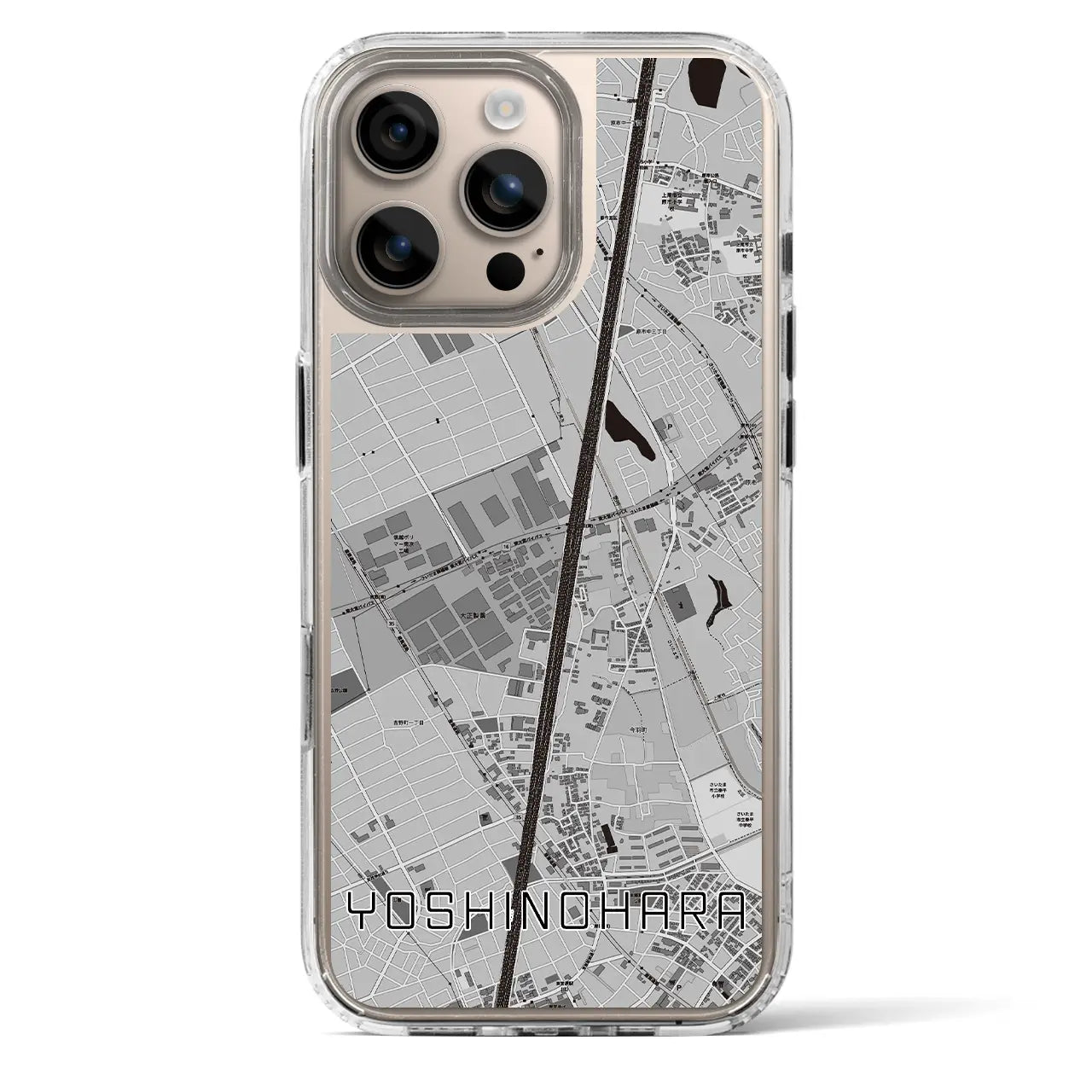 【吉野原(埼玉県)】地図柄iPhoneケース(MagSafeタイプ)