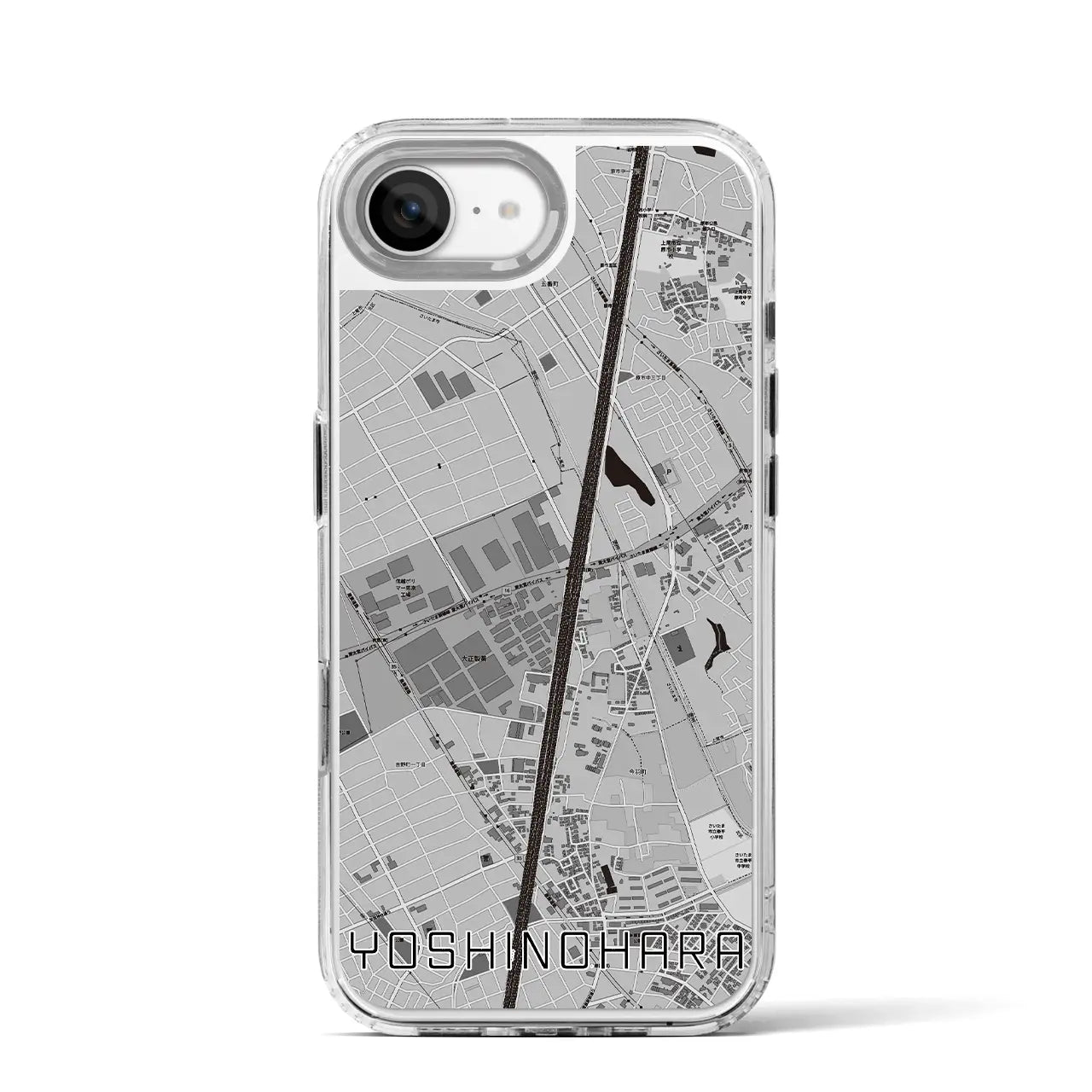 【吉野原(埼玉県)】地図柄iPhoneケース(MagSafeタイプ)