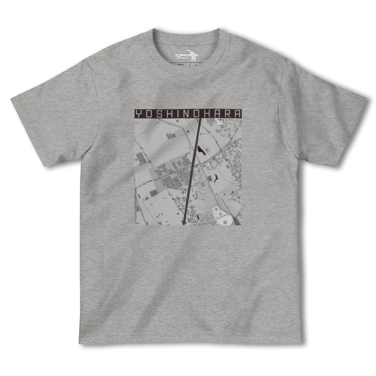【吉野原(埼玉県)】地図柄ヘビーウェイトTシャツ