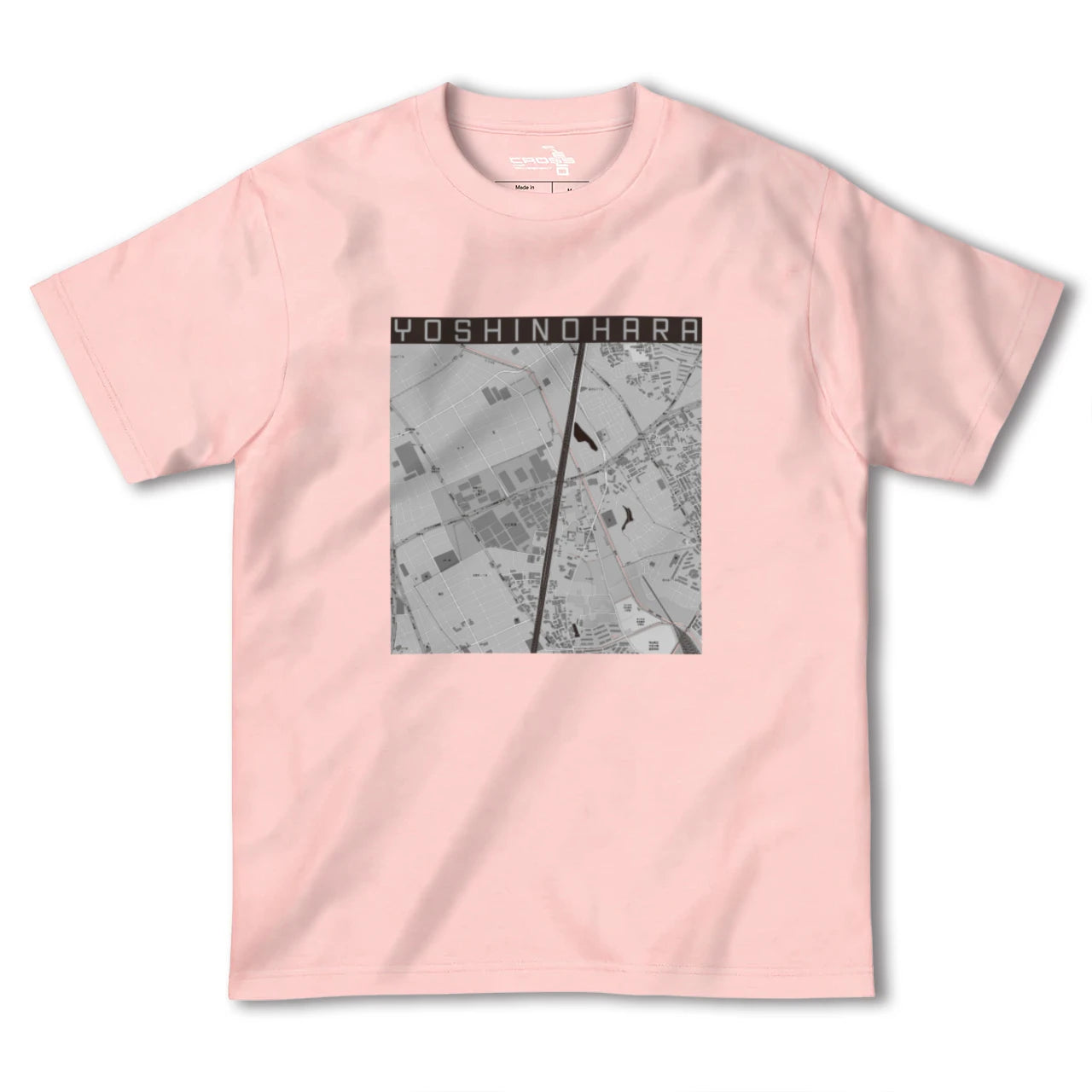 【吉野原(埼玉県)】地図柄ヘビーウェイトTシャツ