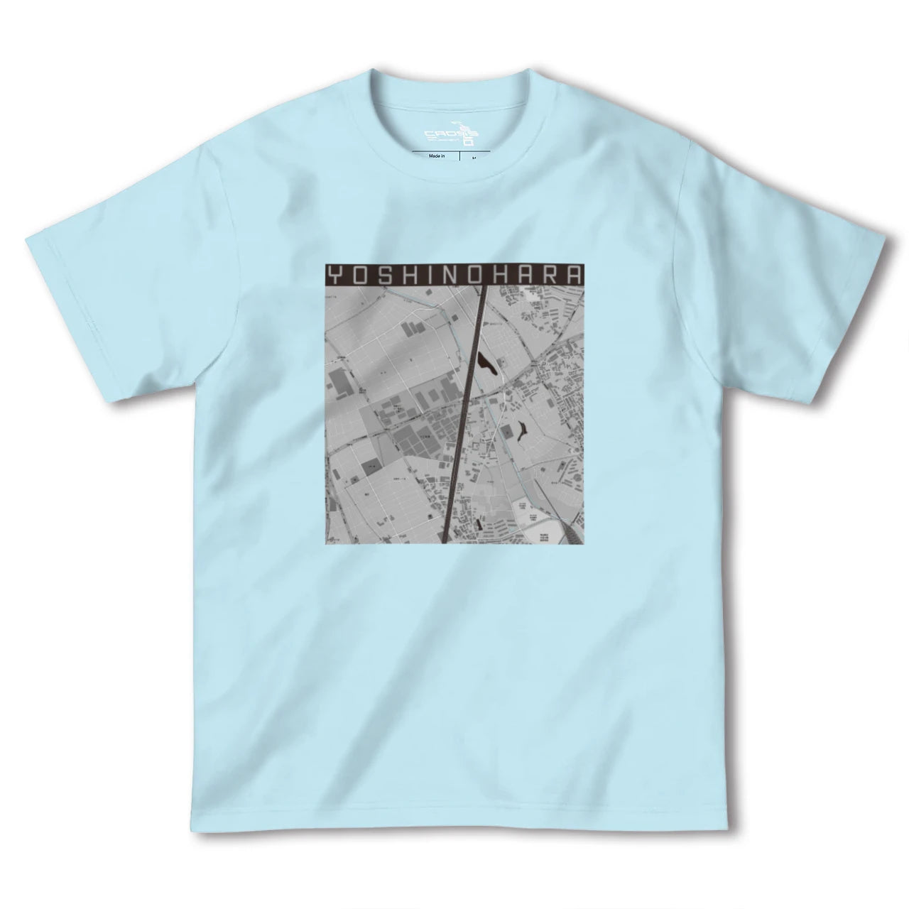 【吉野原(埼玉県)】地図柄ヘビーウェイトTシャツ