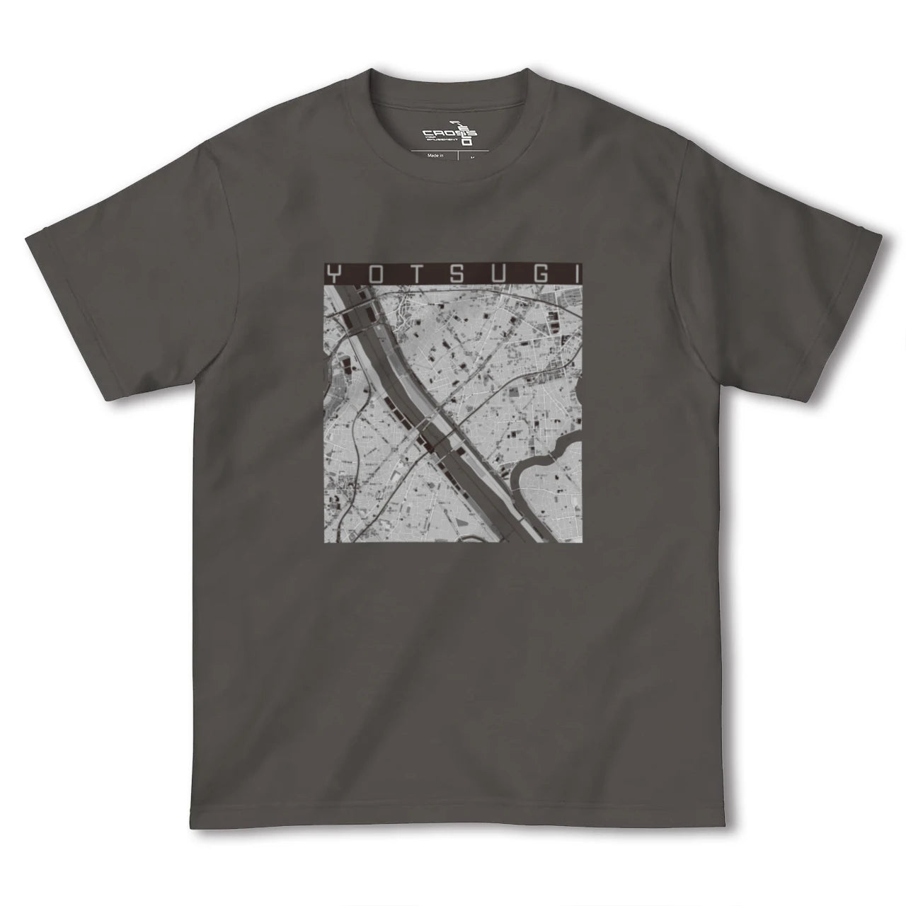 【四ツ木(東京都)】地図柄ヘビーウェイトTシャツ