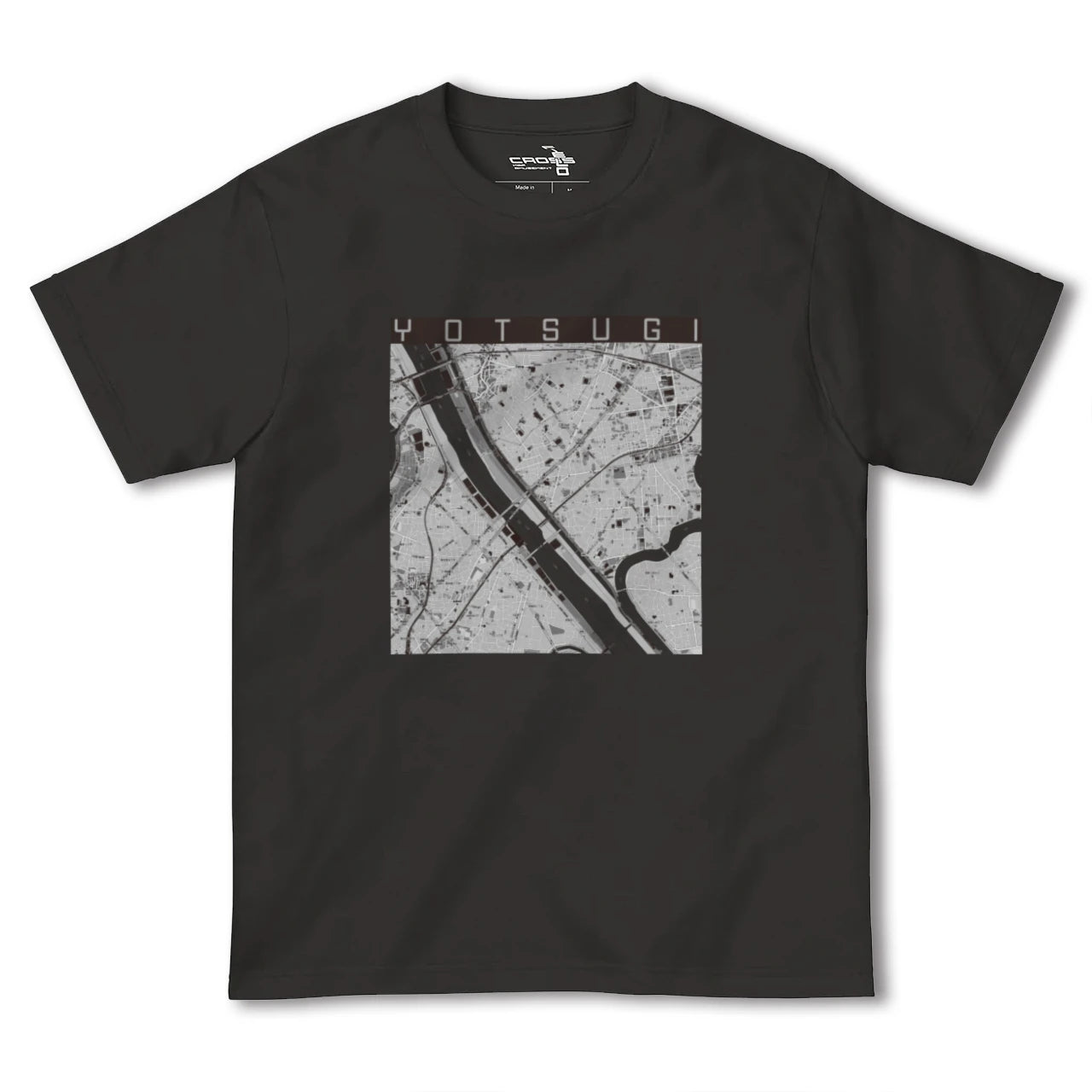 【四ツ木(東京都)】地図柄ヘビーウェイトTシャツ