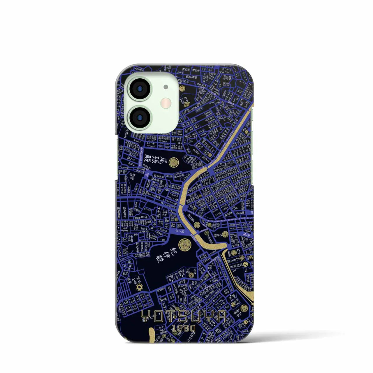 【四ツ谷(東京都)】万延江戸図iPhoneケース(バックカバータイプ)