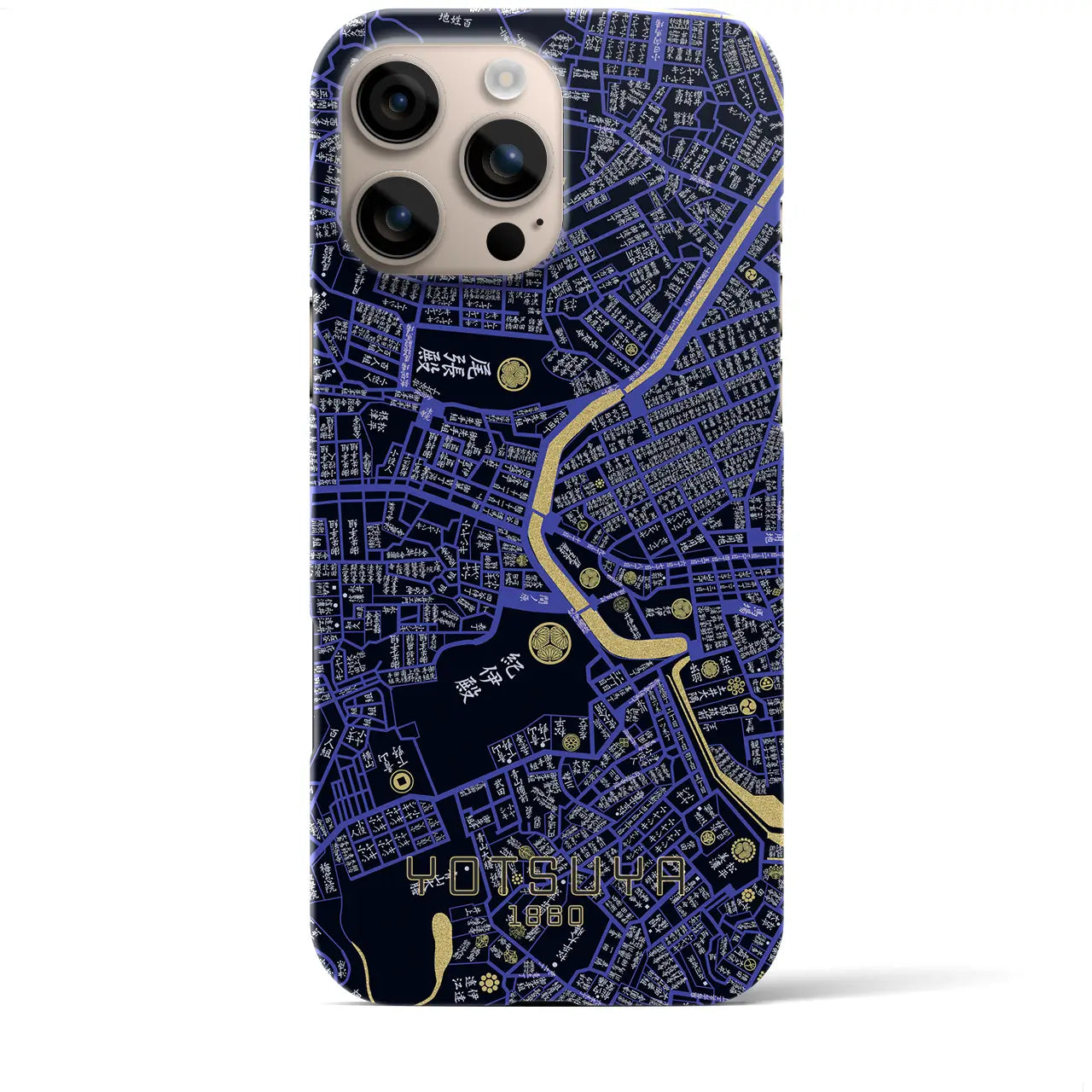 【四ツ谷(東京都)】万延江戸図iPhoneケース(バックカバータイプ)