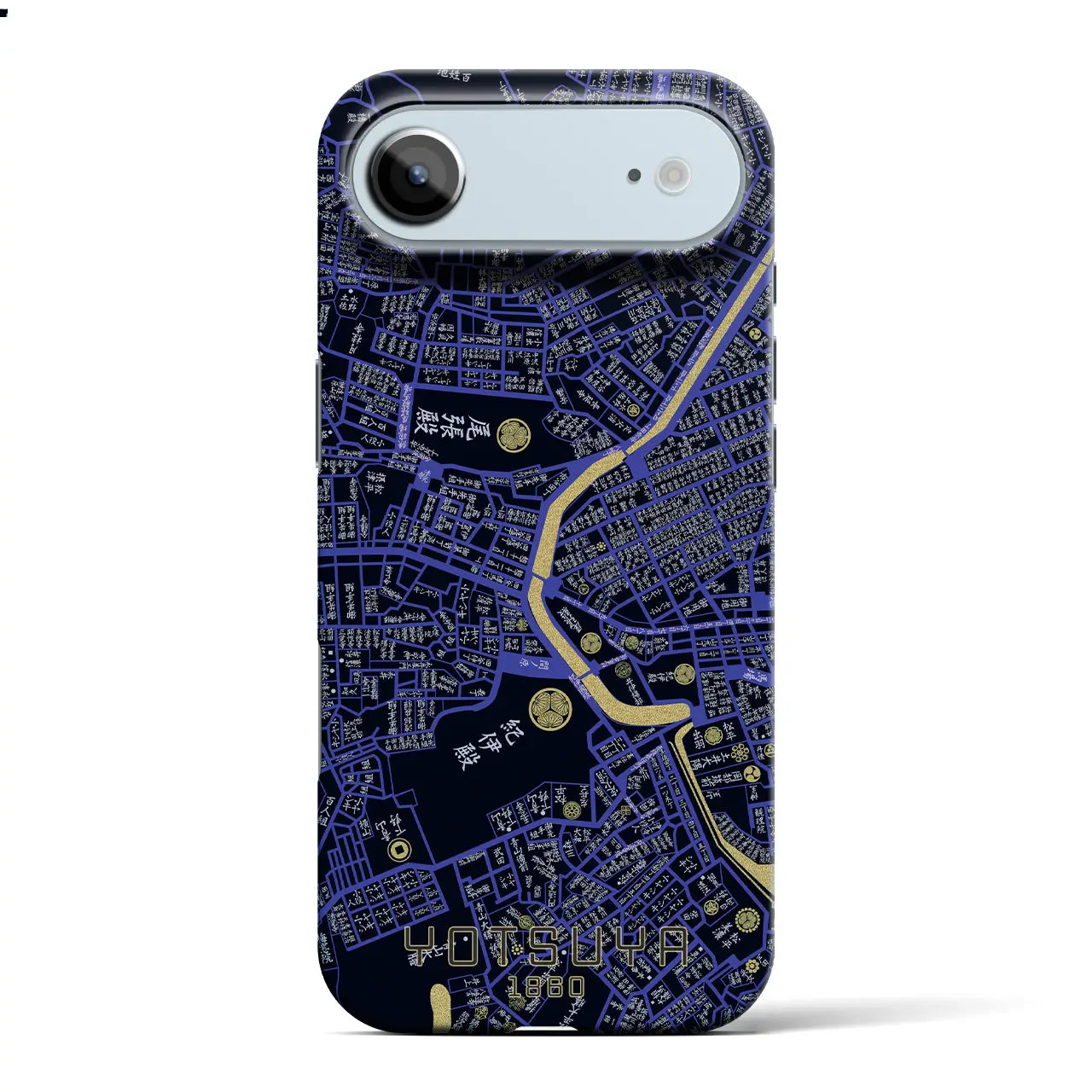 【四ツ谷(東京都)】万延江戸図iPhoneケース(バックカバータイプ)