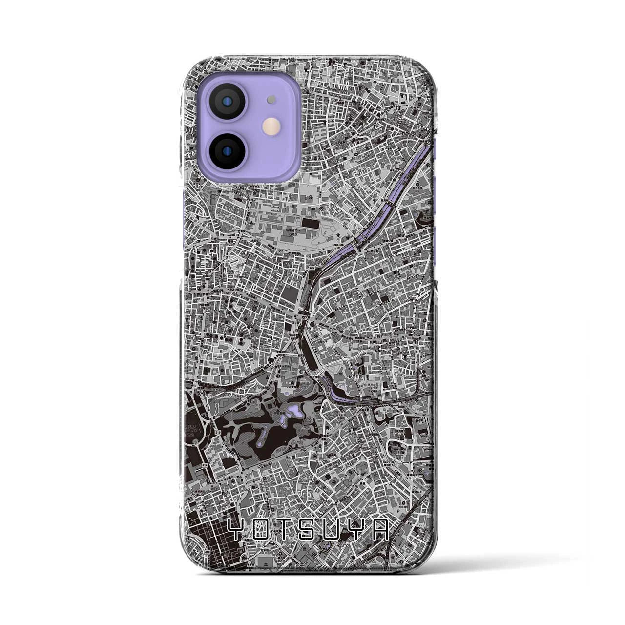 【四ツ谷(東京都)】地図柄iPhoneケース(クリアタイプ)