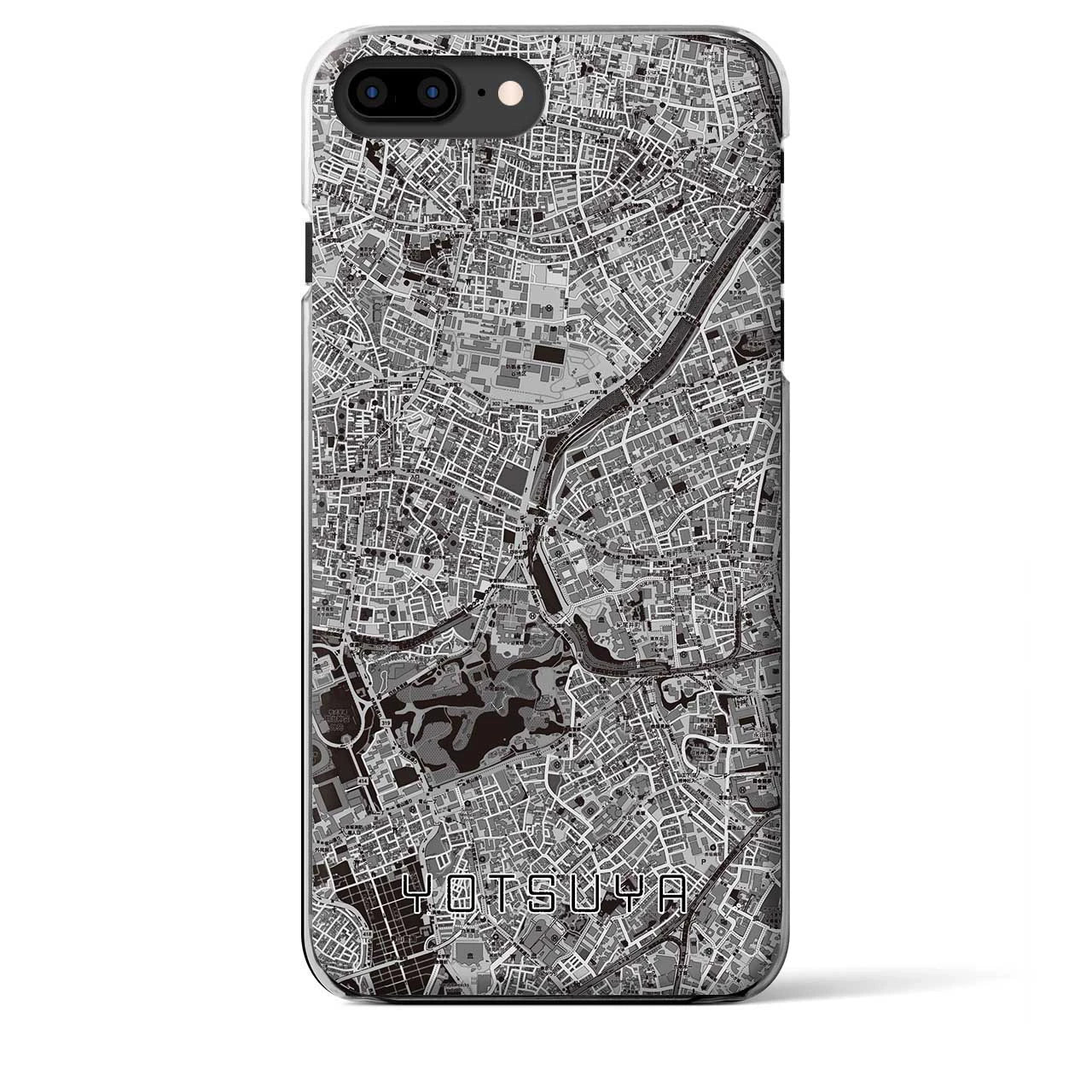 【四ツ谷(東京都)】地図柄iPhoneケース(クリアタイプ)
