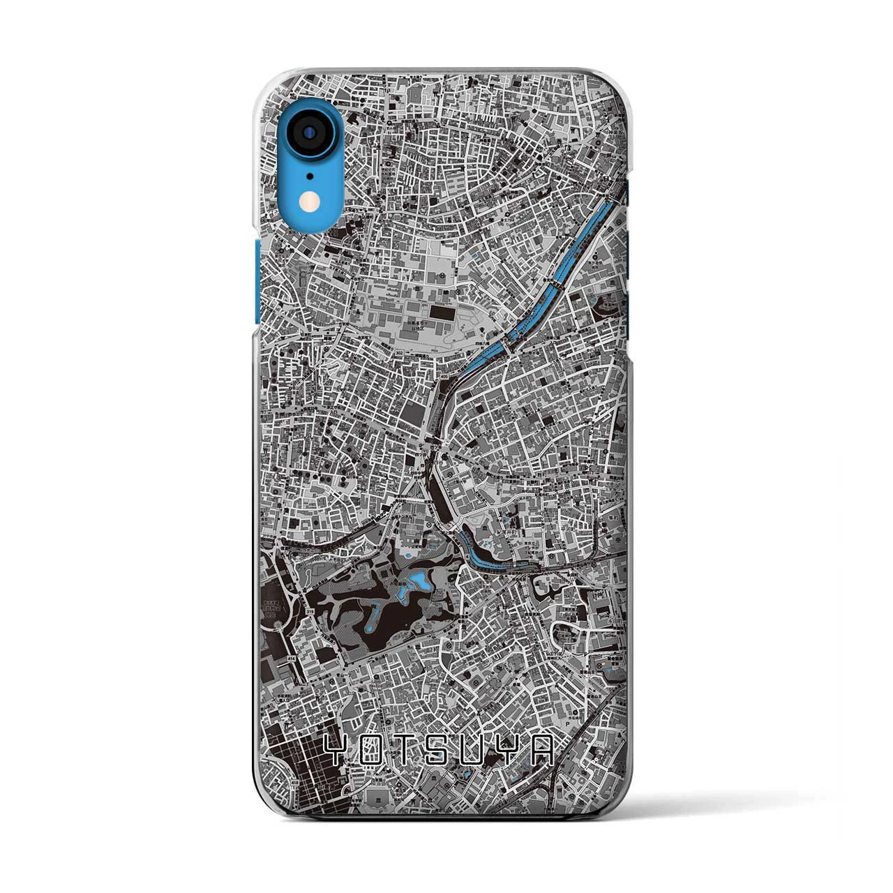 【四ツ谷(東京都)】地図柄iPhoneケース(クリアタイプ)
