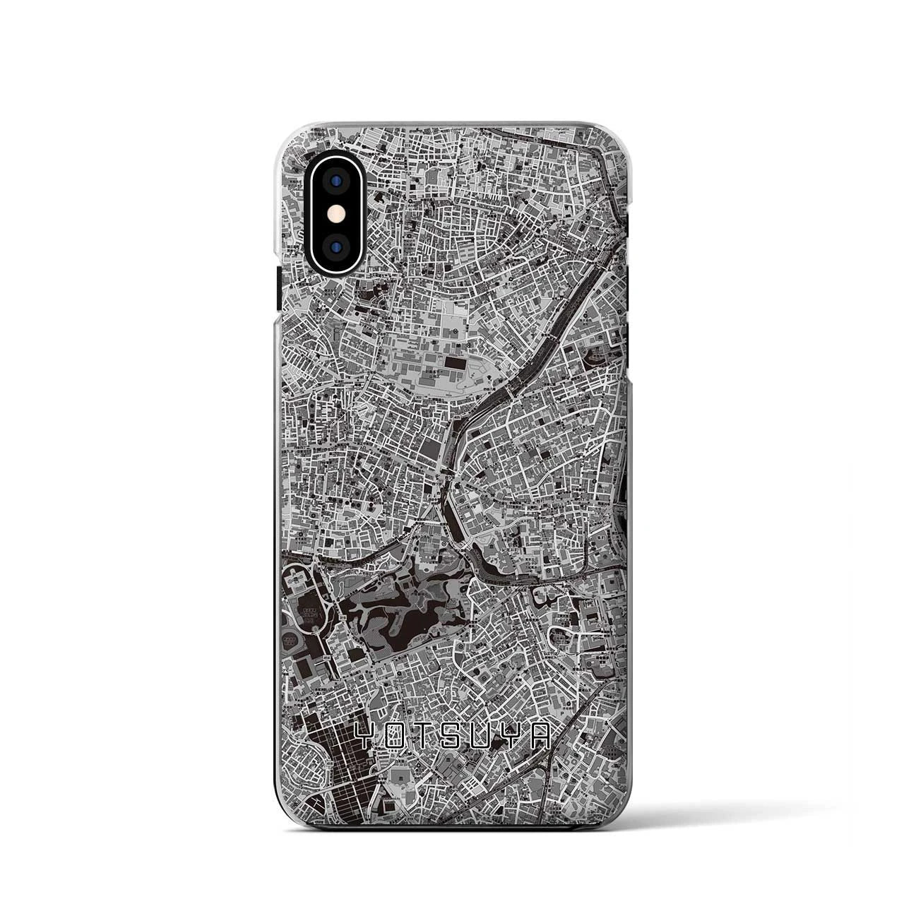 【四ツ谷(東京都)】地図柄iPhoneケース(クリアタイプ)