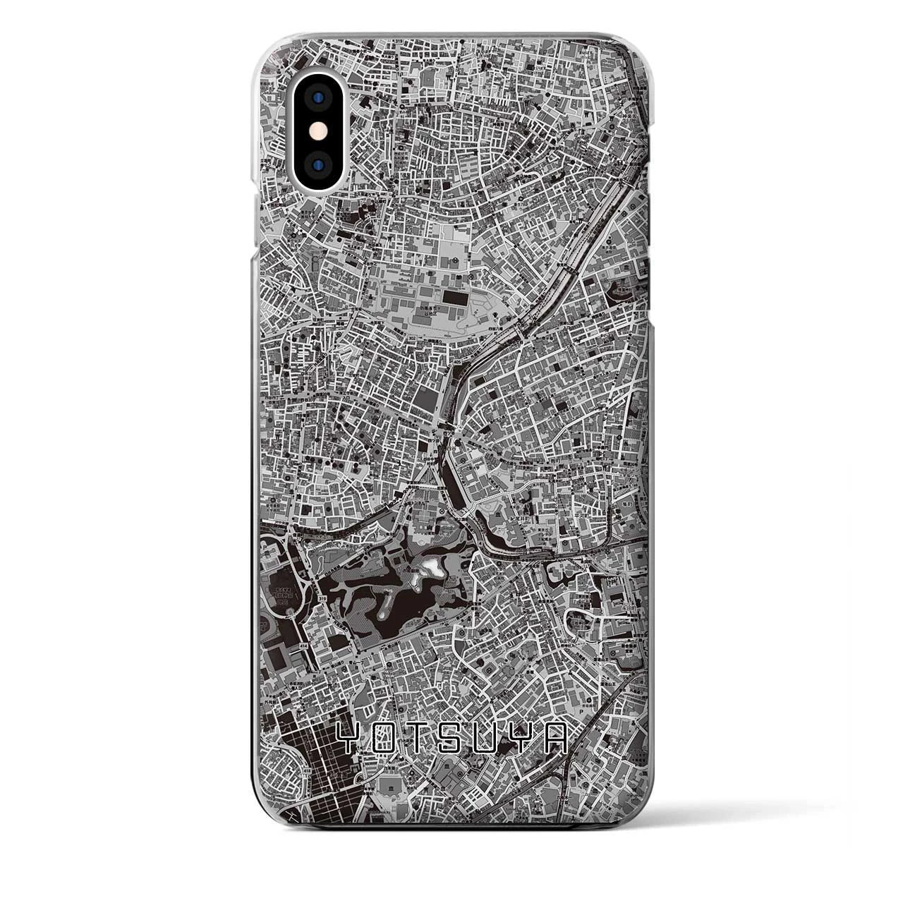 【四ツ谷(東京都)】地図柄iPhoneケース(クリアタイプ)