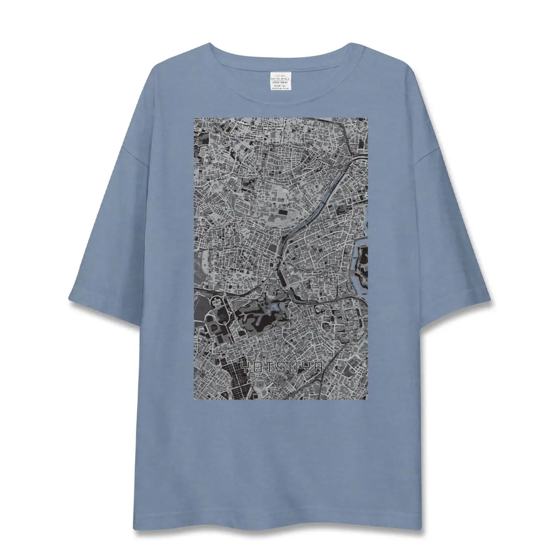 【四ツ谷(東京都)】地図柄ビッグシルエットTシャツ