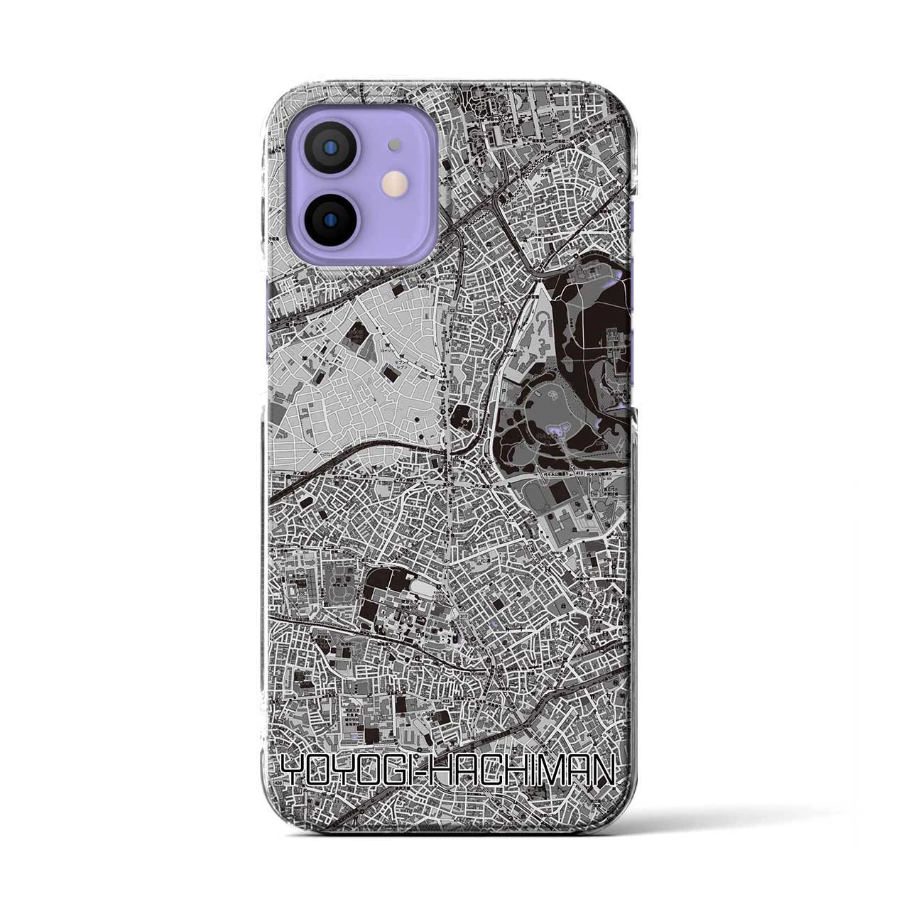 【代々木八幡(東京都)】地図柄iPhoneケース(クリアタイプ)