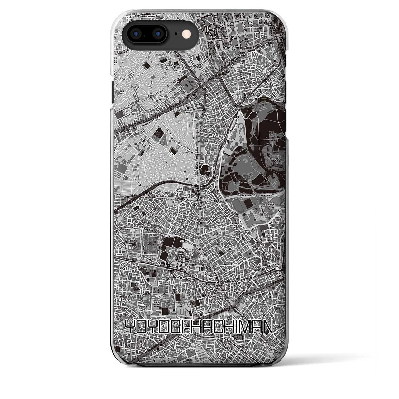 【代々木八幡(東京都)】地図柄iPhoneケース(クリアタイプ)