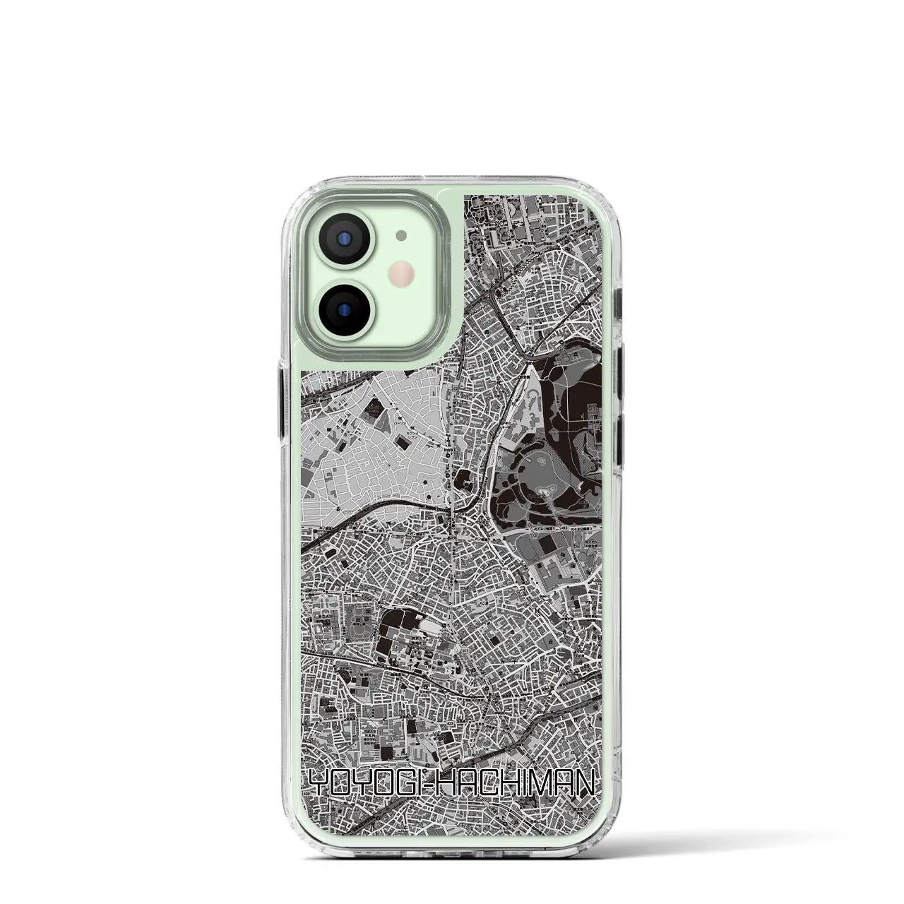 【代々木八幡(東京都)】地図柄iPhoneケース(MagSafeタイプ)