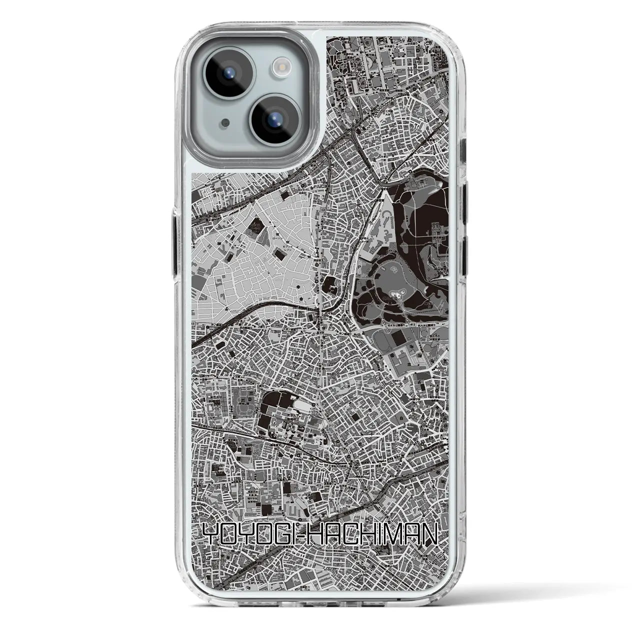 【代々木八幡(東京都)】地図柄iPhoneケース(MagSafeタイプ)