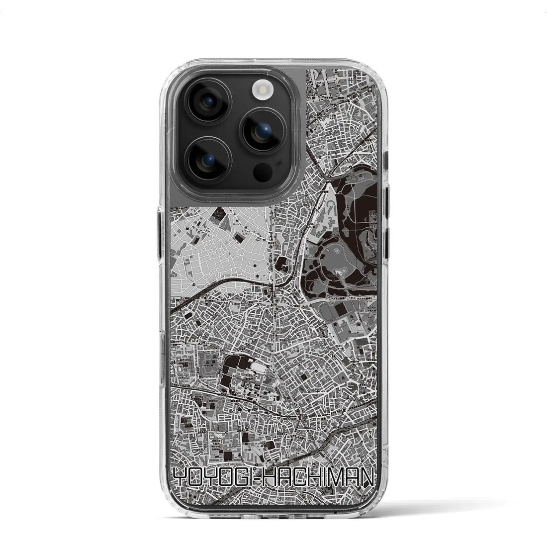 【代々木八幡(東京都)】地図柄iPhoneケース(MagSafeタイプ)