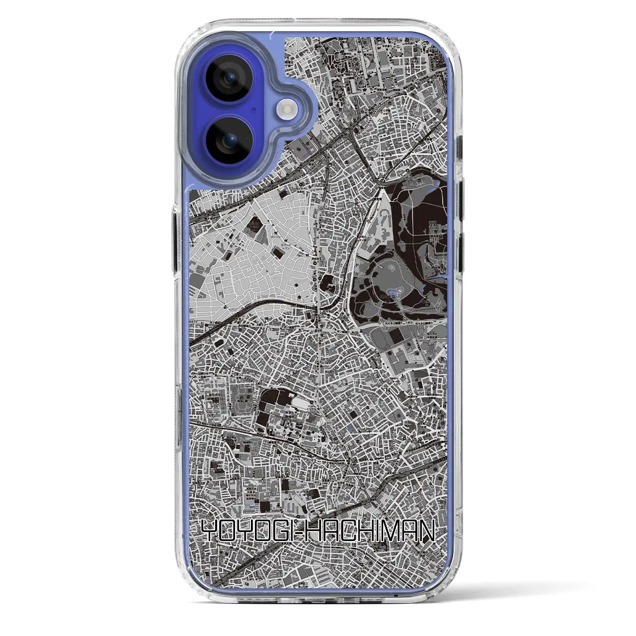 【代々木八幡(東京都)】地図柄iPhoneケース(MagSafeタイプ)