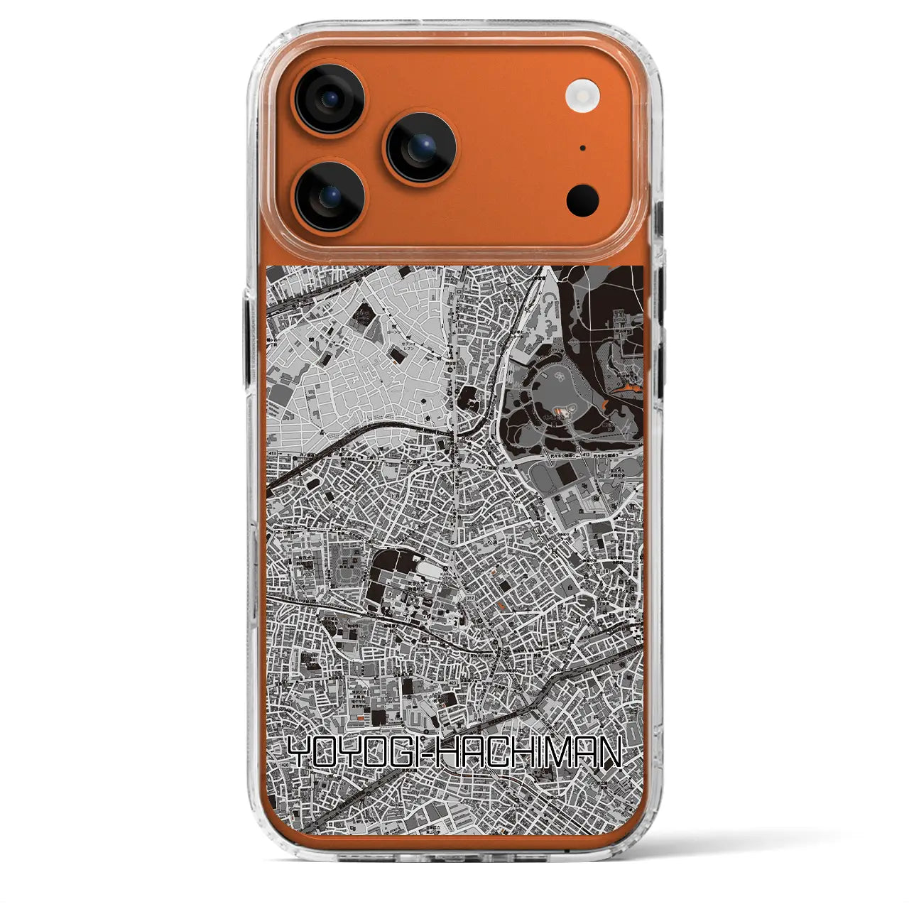 【代々木八幡(東京都)】地図柄iPhoneケース(MagSafeタイプ)