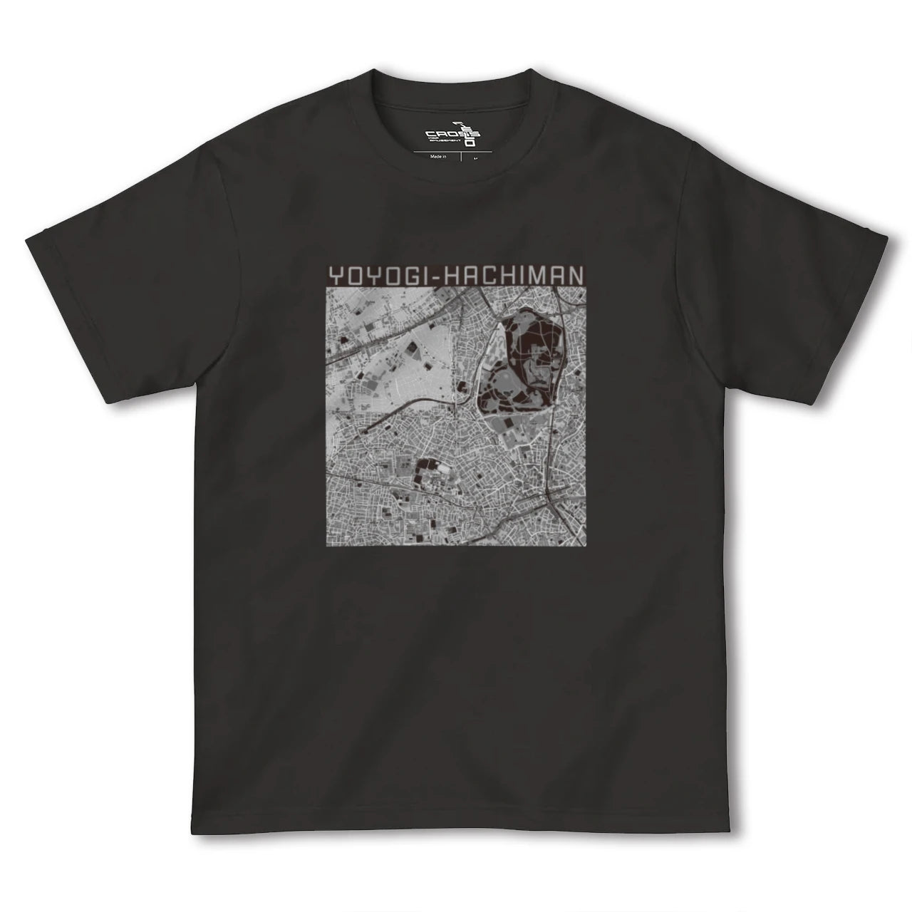 【代々木八幡(東京都)】地図柄ヘビーウェイトTシャツ