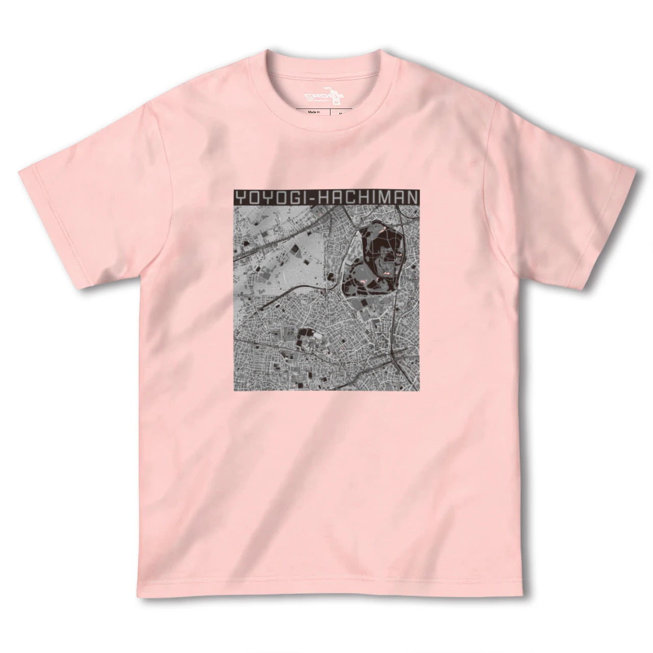 【代々木八幡(東京都)】地図柄ヘビーウェイトTシャツ