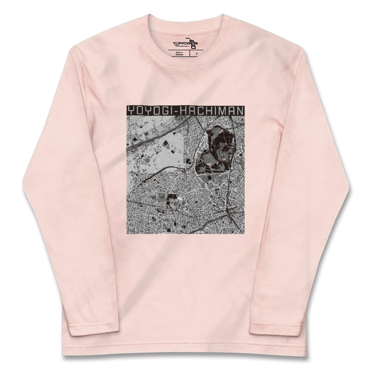 【代々木八幡(東京都)】地図柄ロングスリーブTシャツ