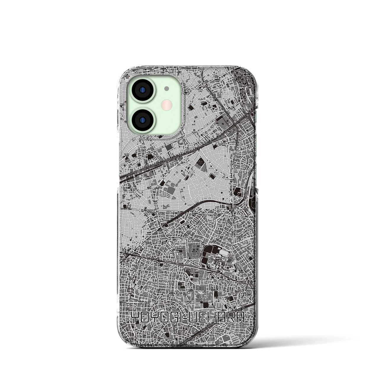 【代々木上原(東京都)】地図柄iPhoneケース(クリアタイプ)