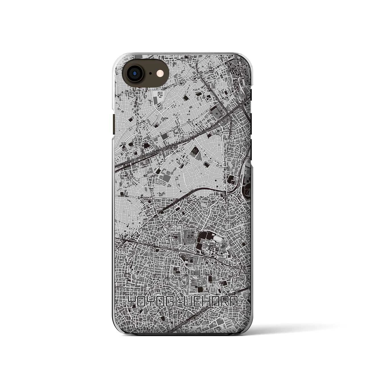 【代々木上原(東京都)】地図柄iPhoneケース(クリアタイプ)