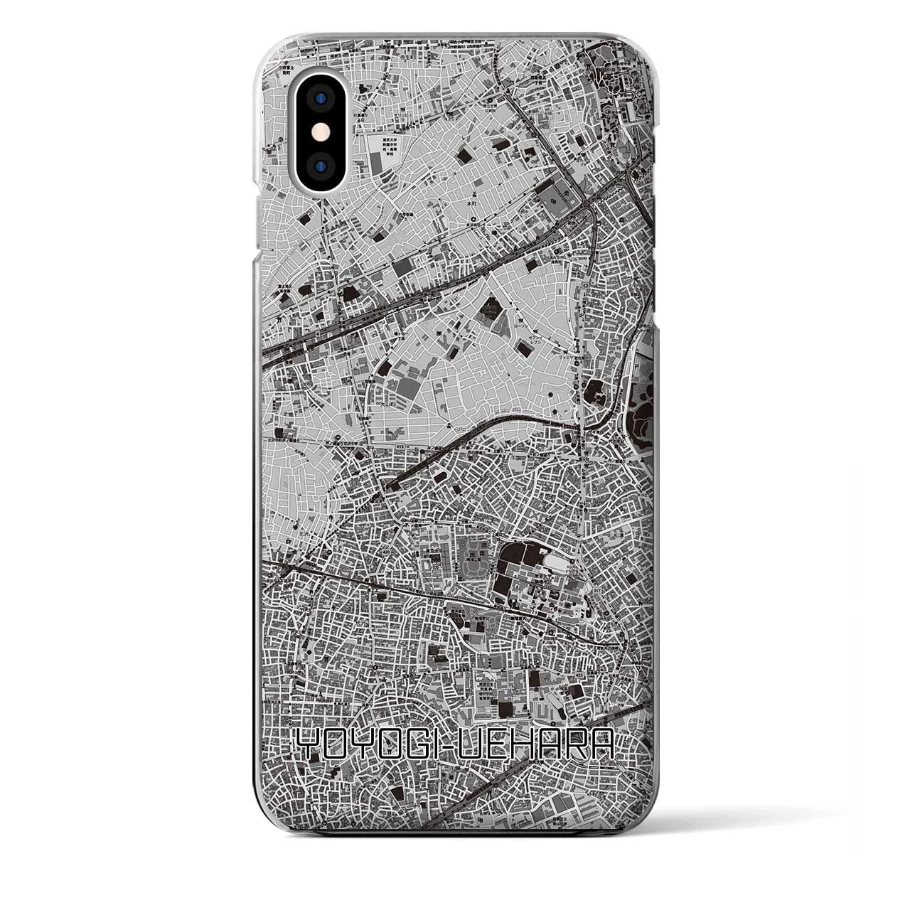 【代々木上原(東京都)】地図柄iPhoneケース(クリアタイプ)
