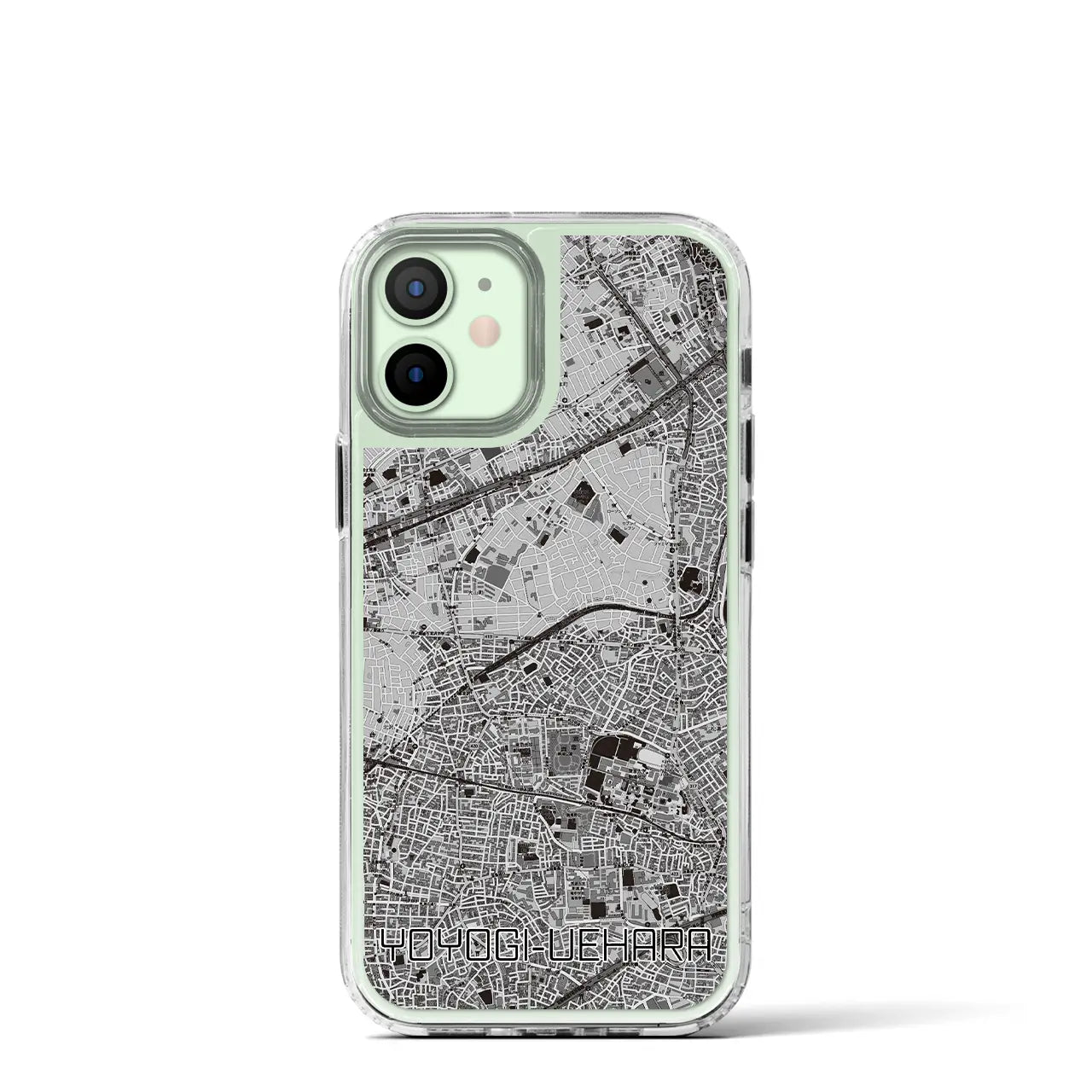 【代々木上原(東京都)】地図柄iPhoneケース(MagSafeタイプ)