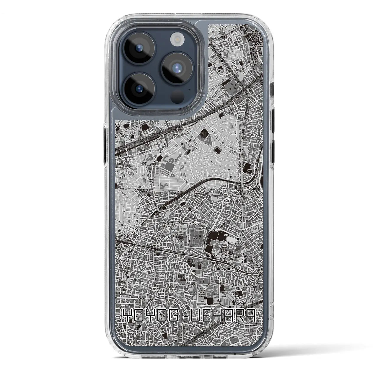 【代々木上原(東京都)】地図柄iPhoneケース(MagSafeタイプ)