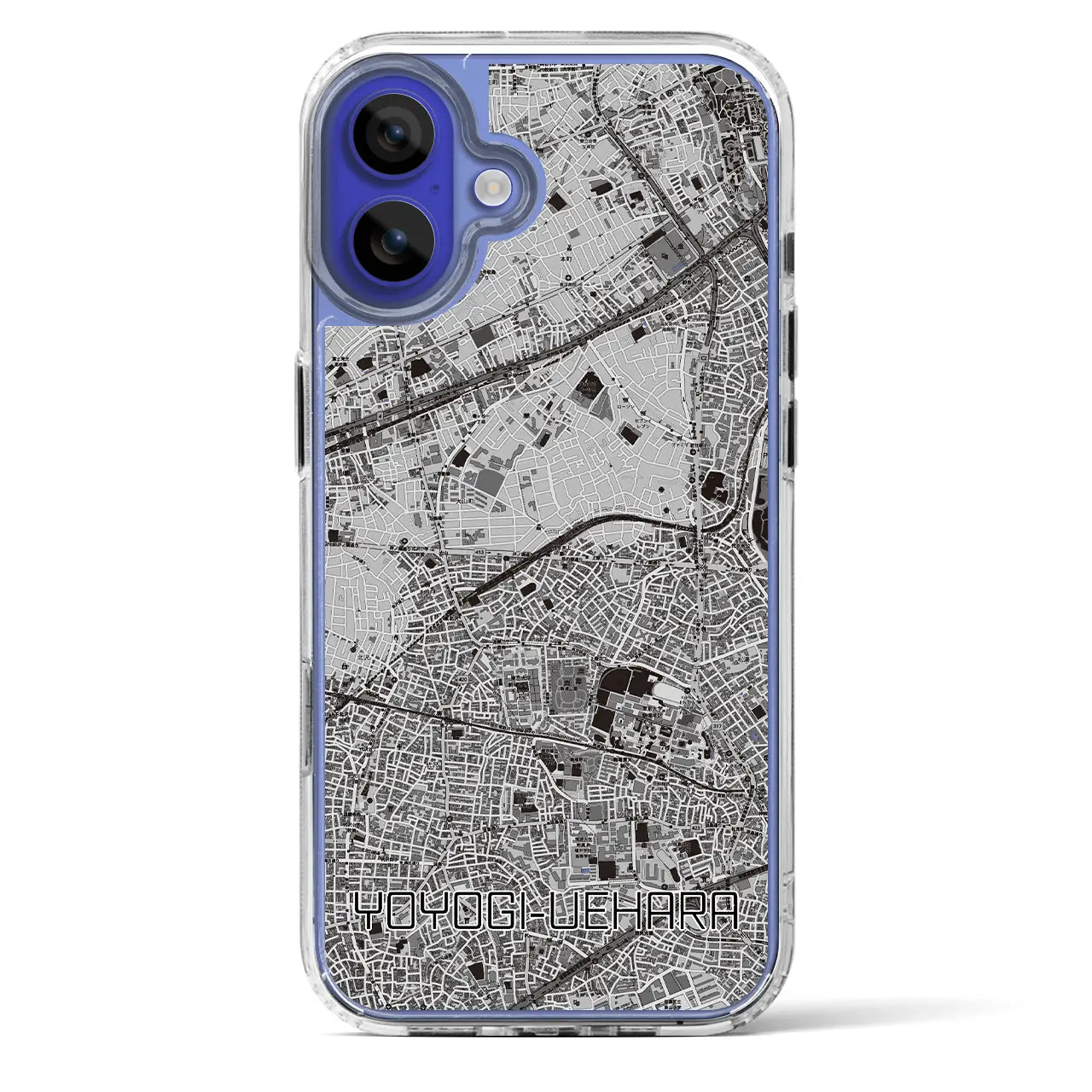 【代々木上原(東京都)】地図柄iPhoneケース(MagSafeタイプ)