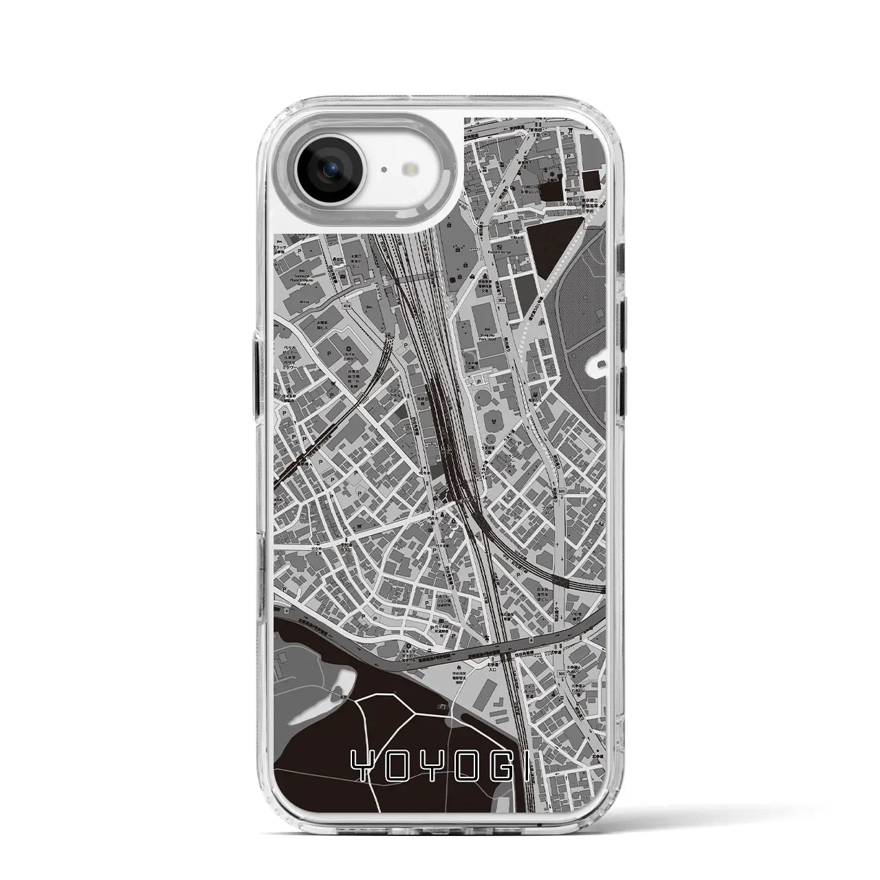 【代々木2(東京都)】地図柄iPhoneケース(MagSafeタイプ)