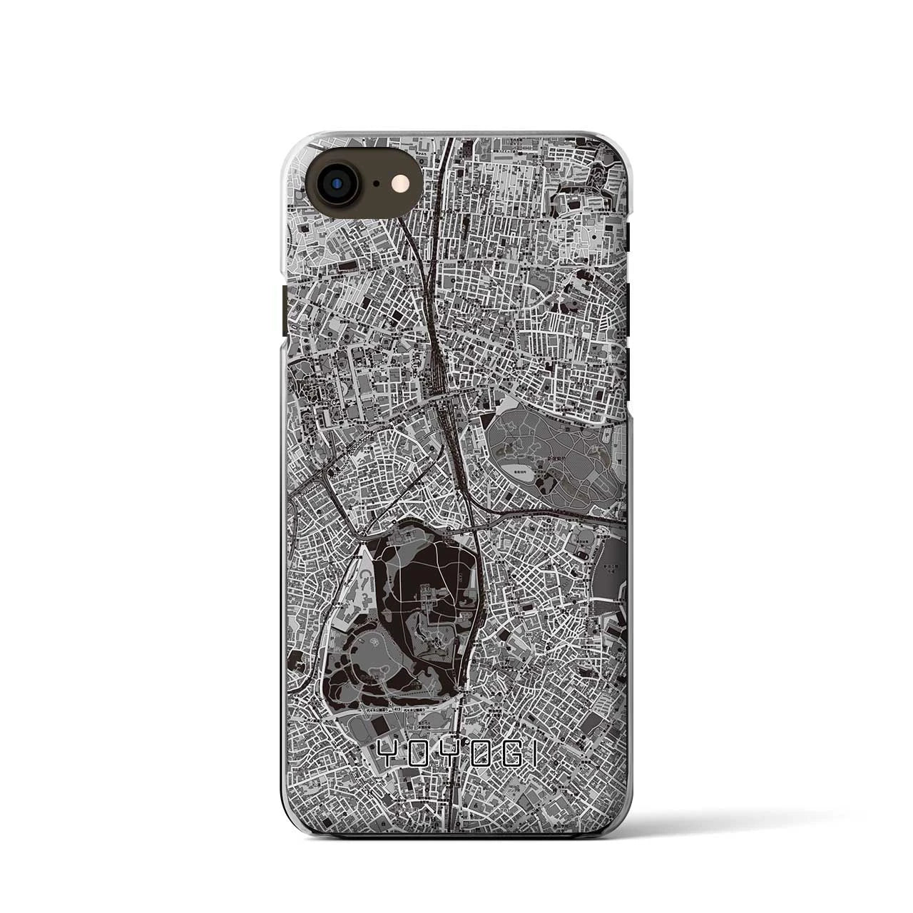 【代々木(東京都)】地図柄iPhoneケース(クリアタイプ)