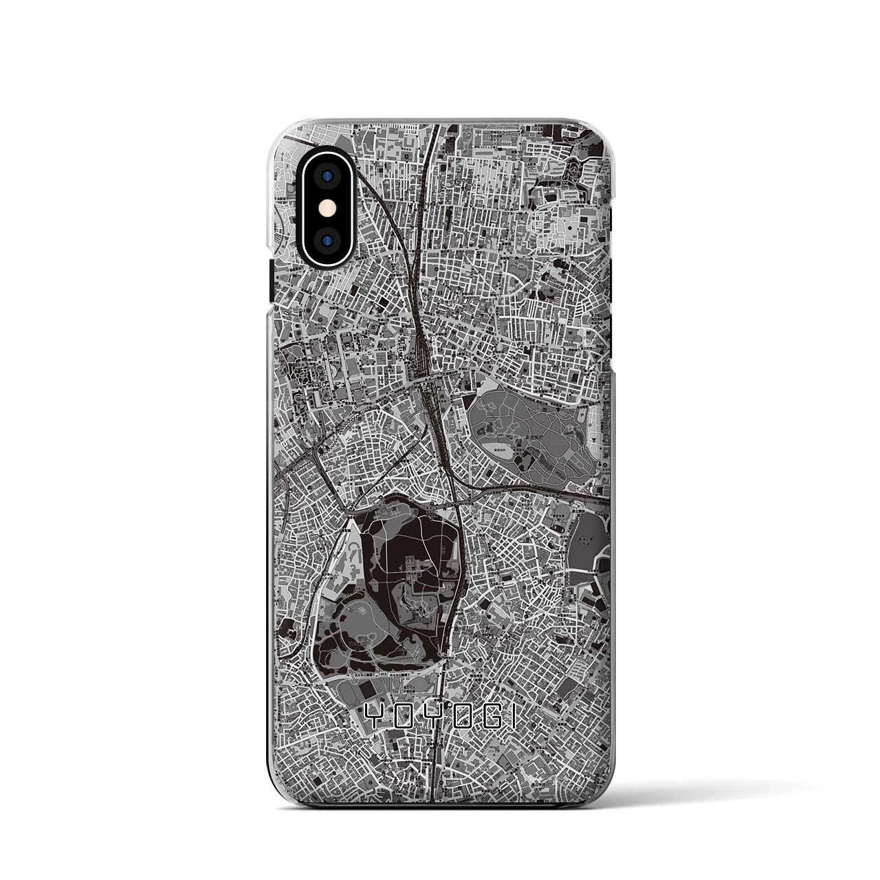 【代々木(東京都)】地図柄iPhoneケース(クリアタイプ)