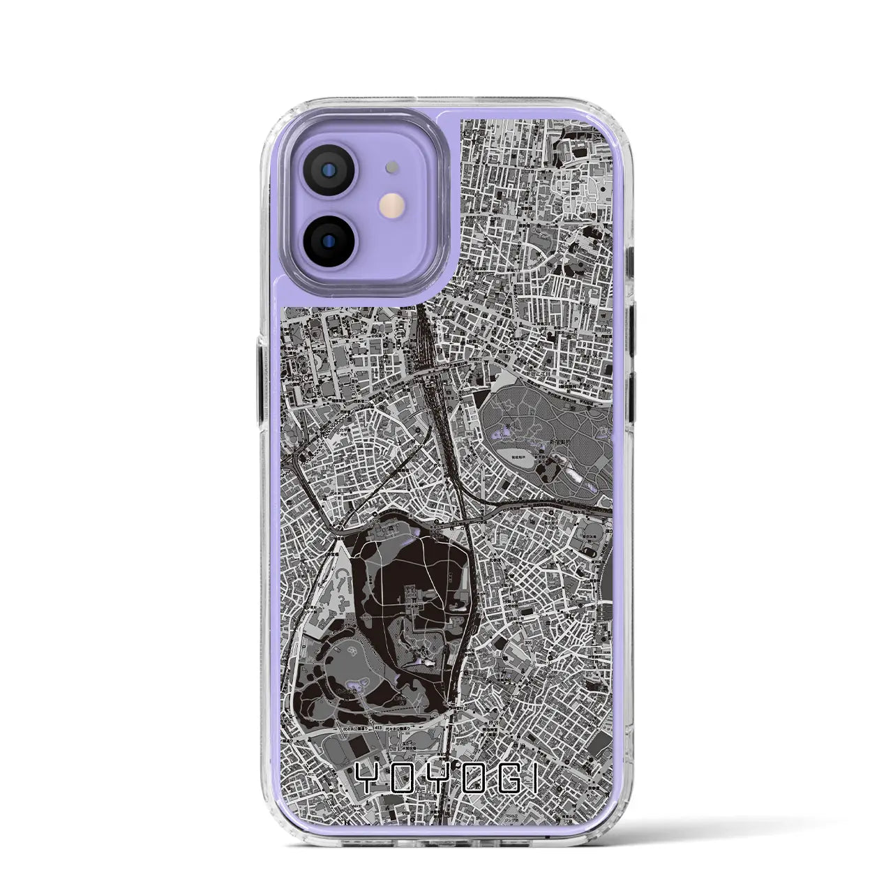 【代々木(東京都)】地図柄iPhoneケース(MagSafeタイプ)