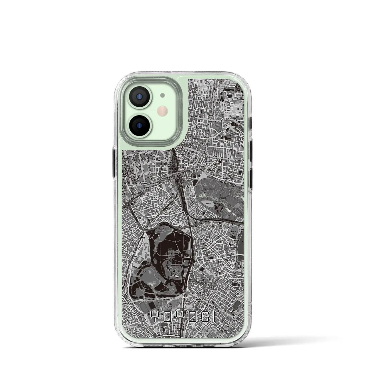 【代々木(東京都)】地図柄iPhoneケース(MagSafeタイプ)