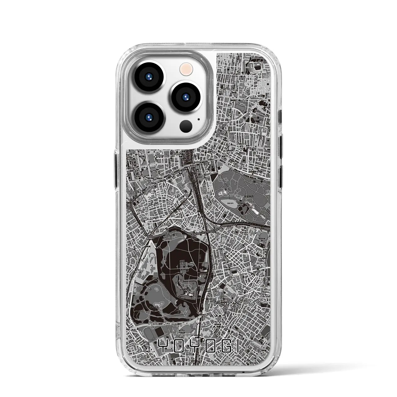 【代々木(東京都)】地図柄iPhoneケース(MagSafeタイプ)