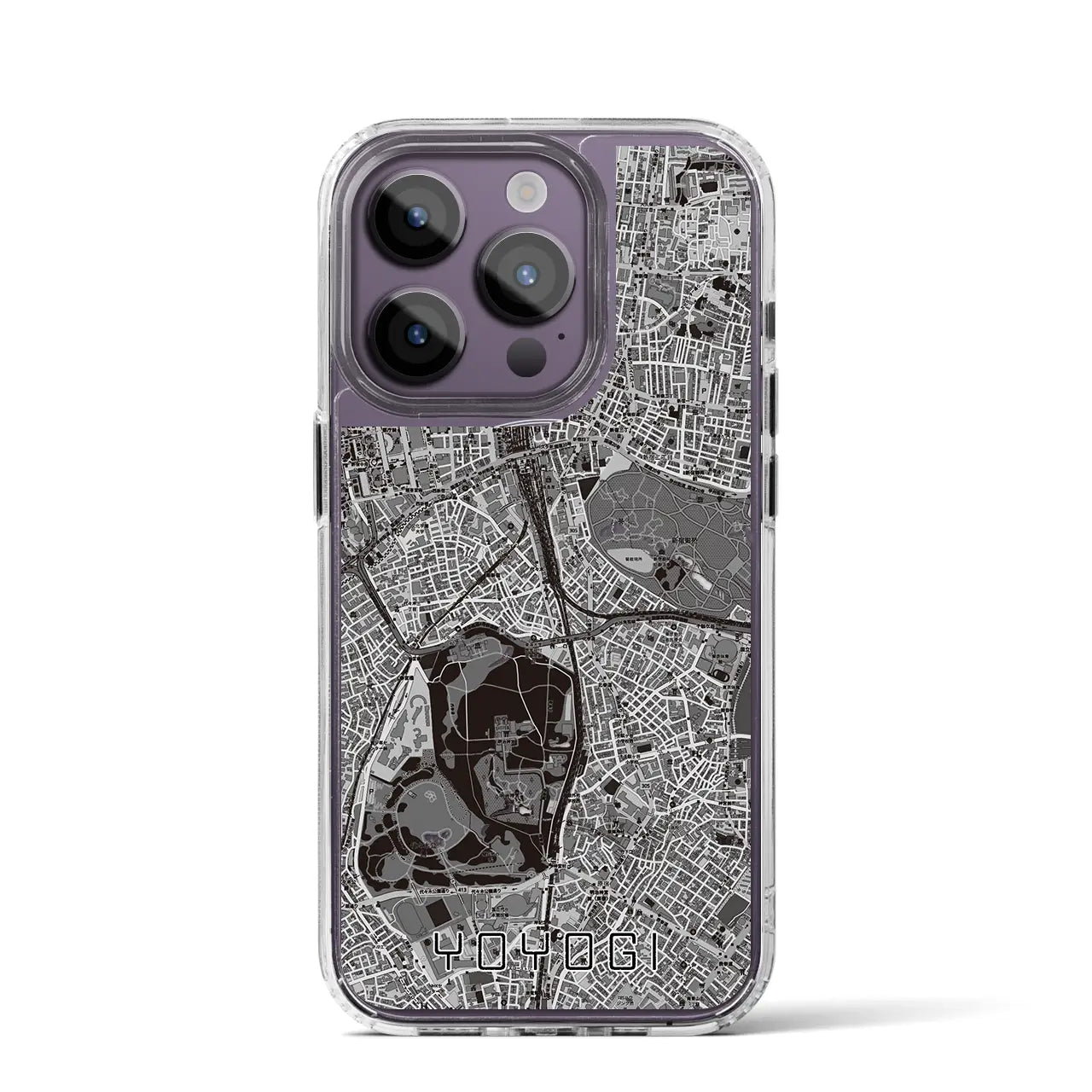 【代々木(東京都)】地図柄iPhoneケース(MagSafeタイプ)