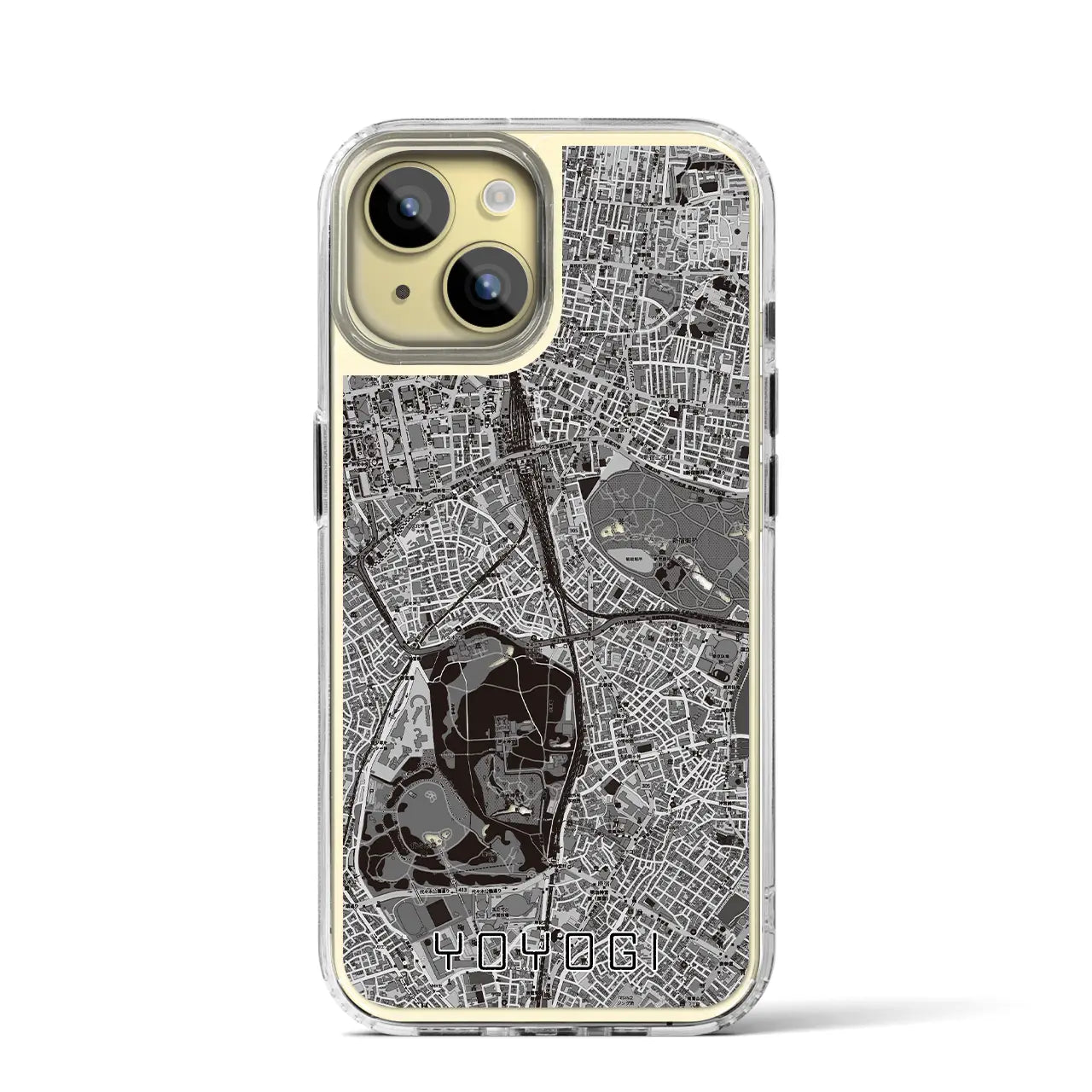 【代々木(東京都)】地図柄iPhoneケース(MagSafeタイプ)