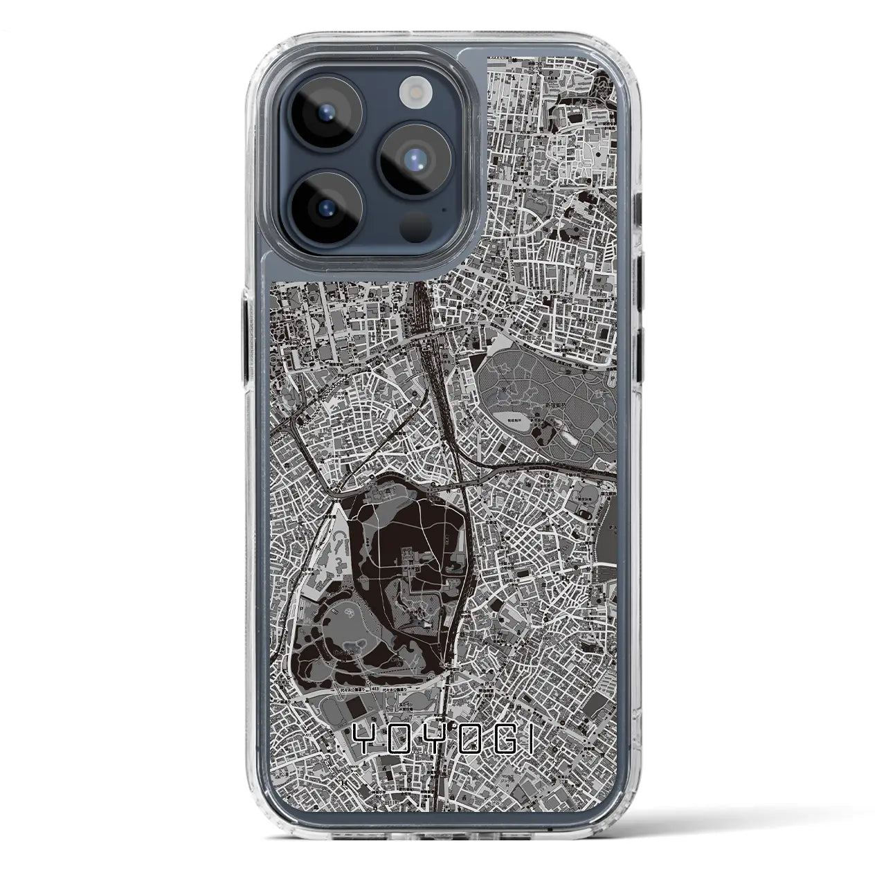 【代々木(東京都)】地図柄iPhoneケース(MagSafeタイプ)