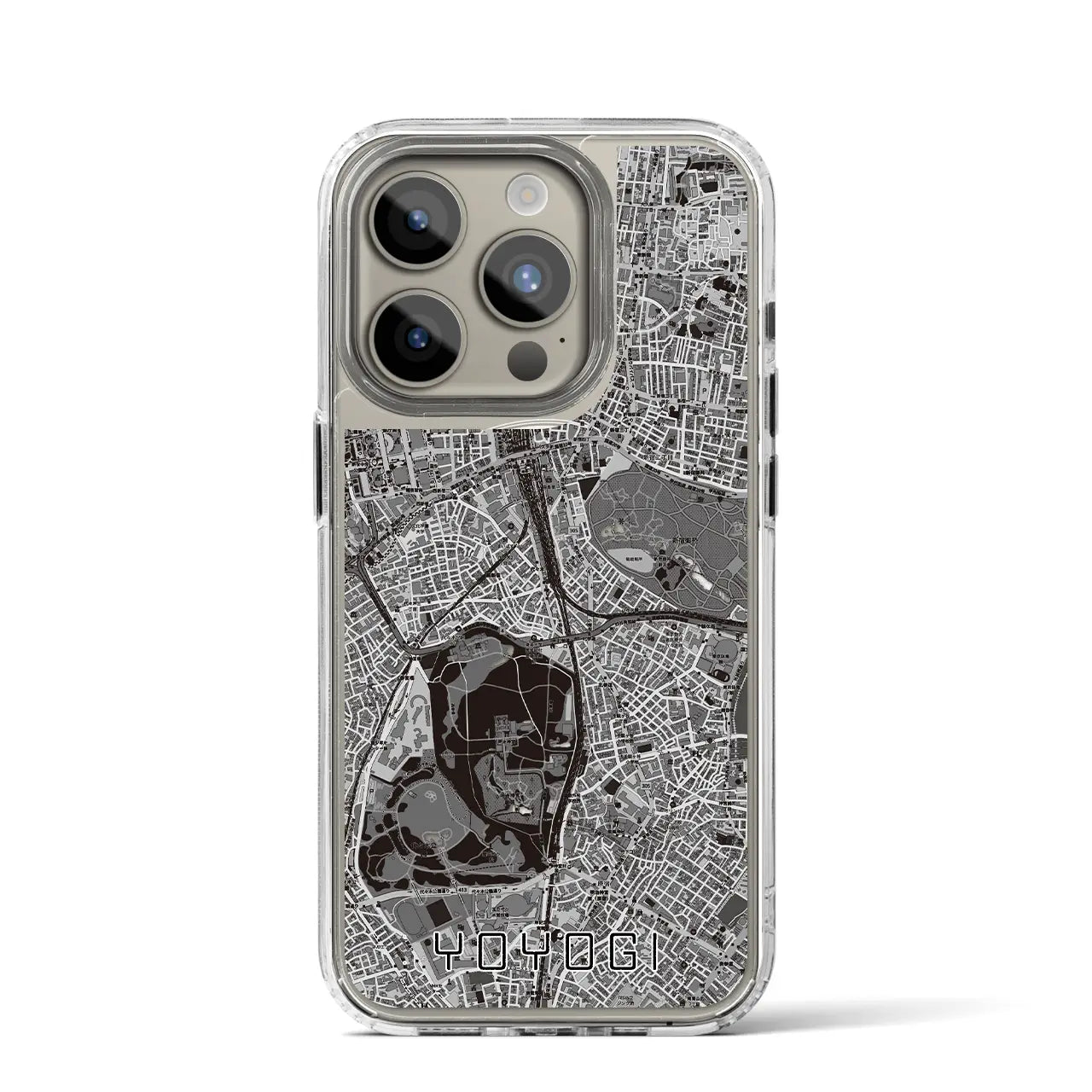 【代々木(東京都)】地図柄iPhoneケース(MagSafeタイプ)