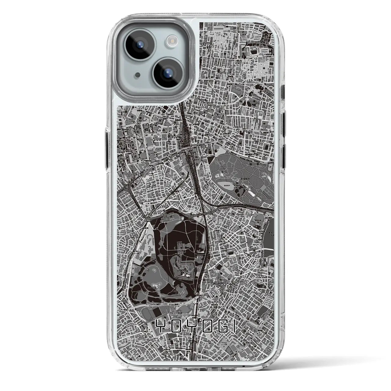 【代々木(東京都)】地図柄iPhoneケース(MagSafeタイプ)