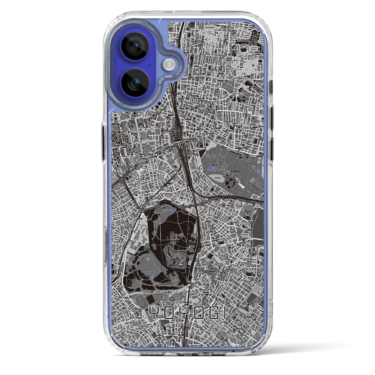 【代々木(東京都)】地図柄iPhoneケース(MagSafeタイプ)