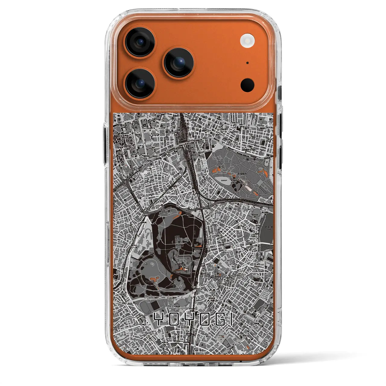 【代々木(東京都)】地図柄iPhoneケース(MagSafeタイプ)