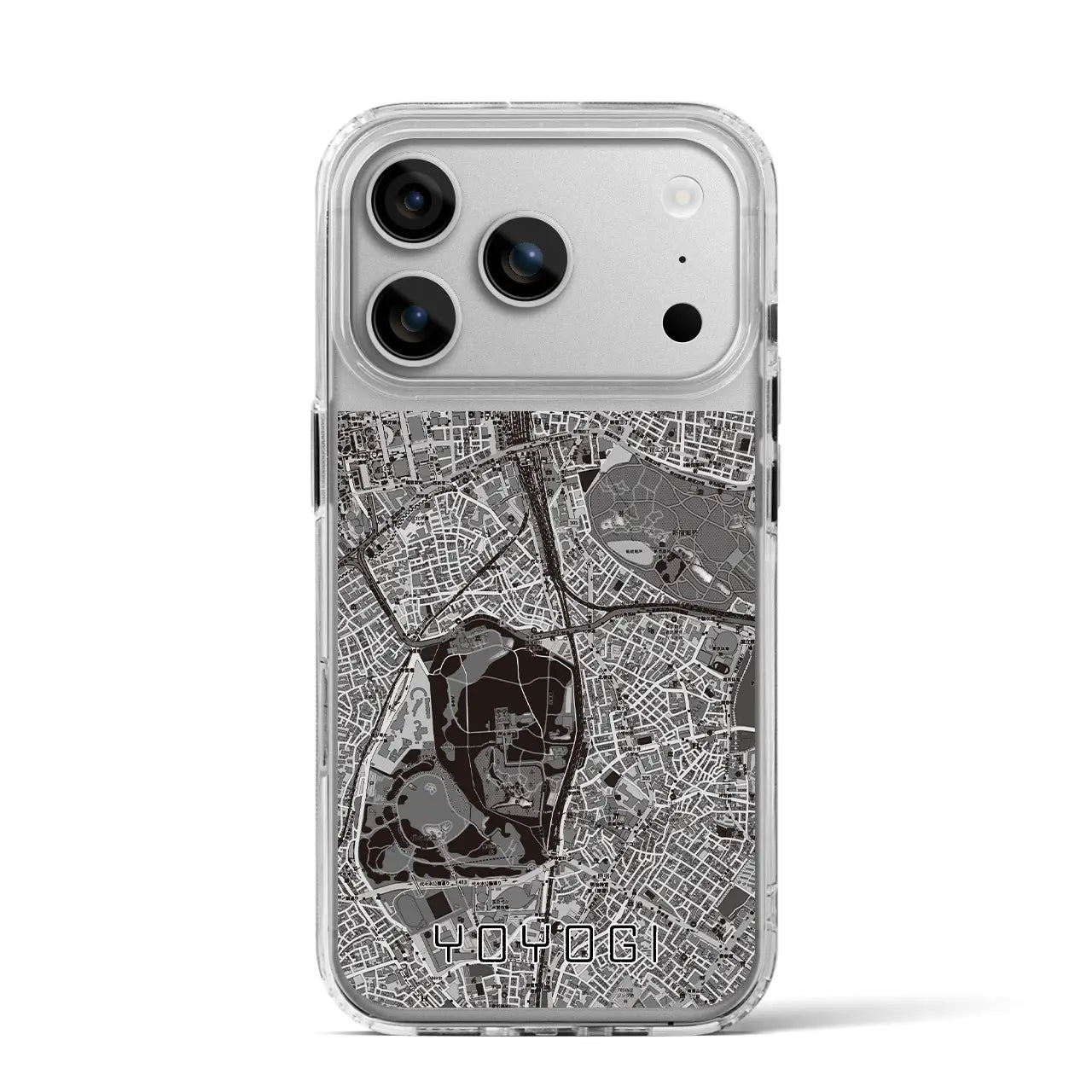 【代々木(東京都)】地図柄iPhoneケース(MagSafeタイプ)