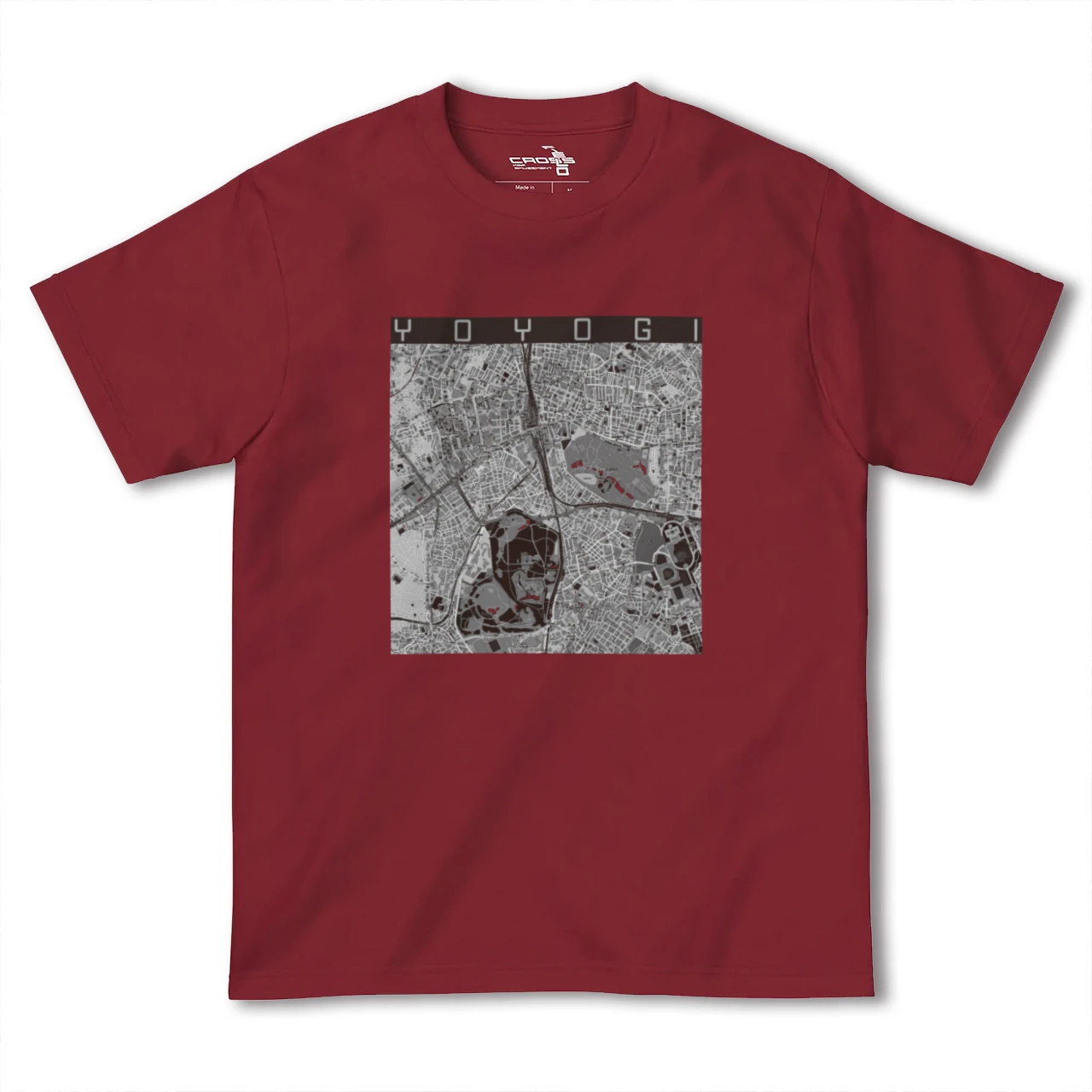 【代々木(東京都)】地図柄ヘビーウェイトTシャツ