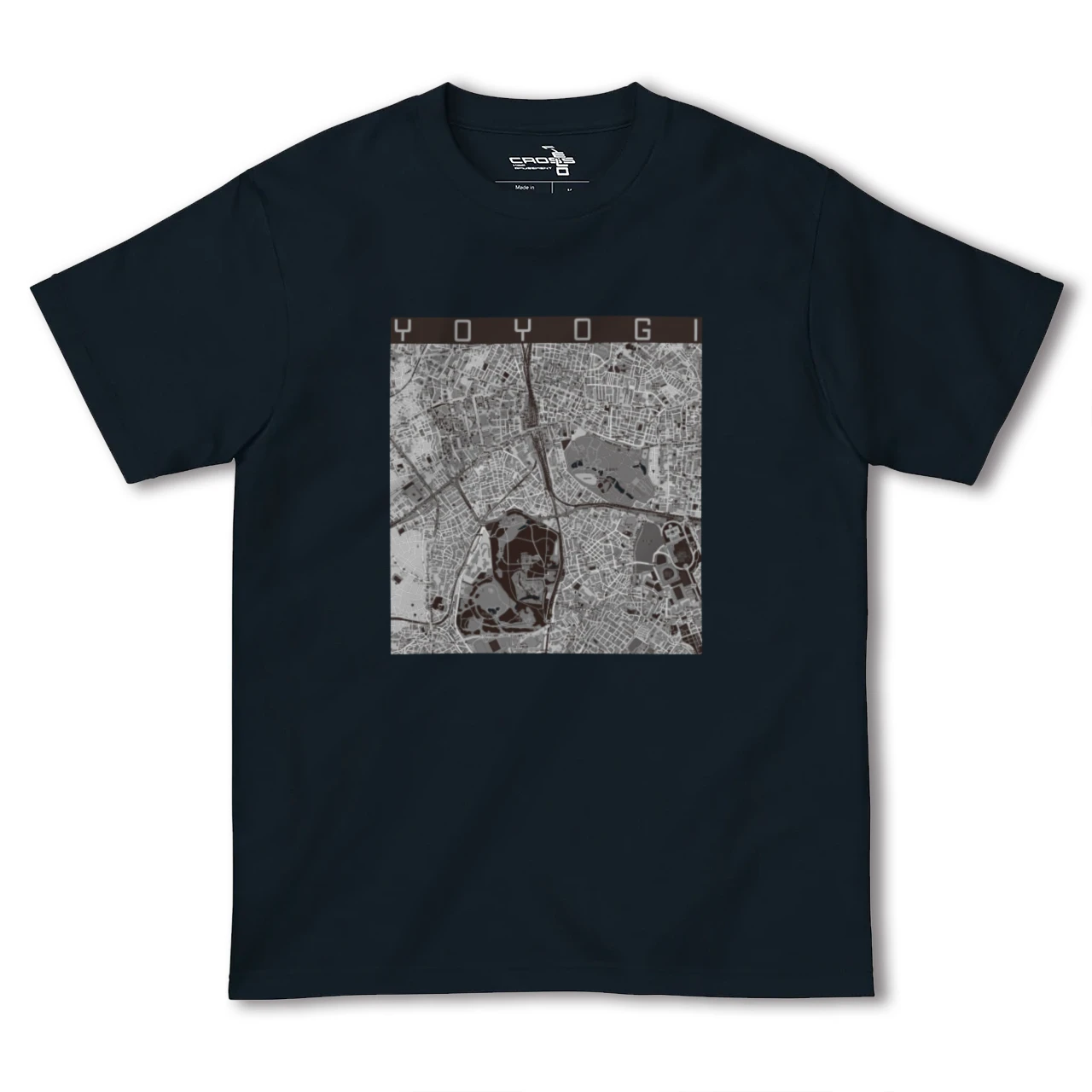 【代々木(東京都)】地図柄ヘビーウェイトTシャツ