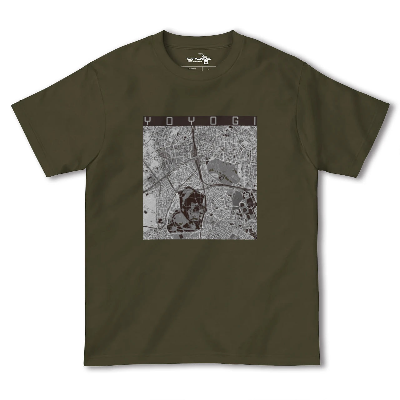 【代々木(東京都)】地図柄ヘビーウェイトTシャツ