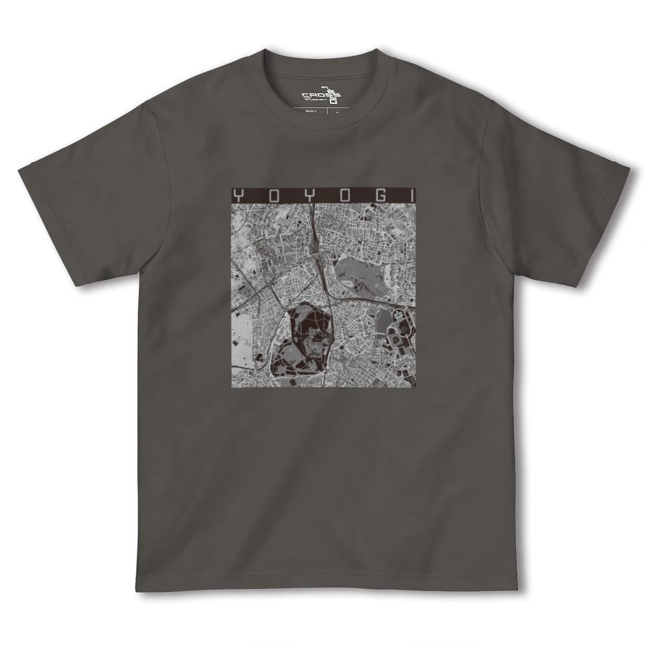 【代々木(東京都)】地図柄ヘビーウェイトTシャツ